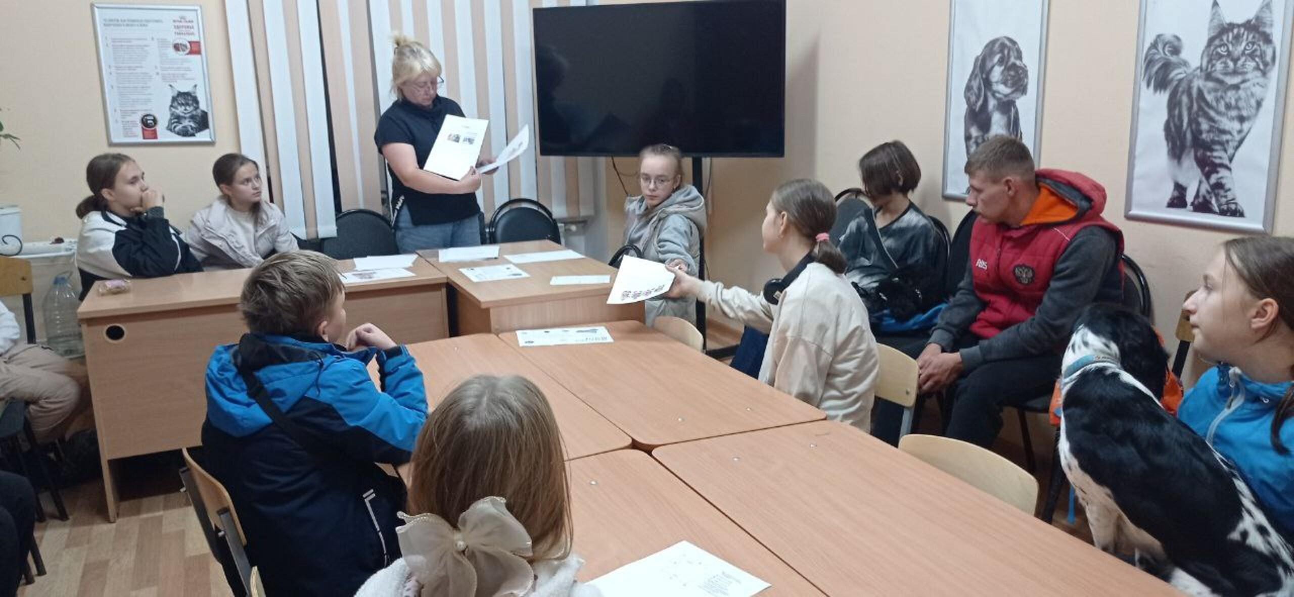 Лекции в рамках Проекта «Подготовка допризывной молодежи военно-учетным кинологическим специальностям». НРОО КЦ "Собаковод"