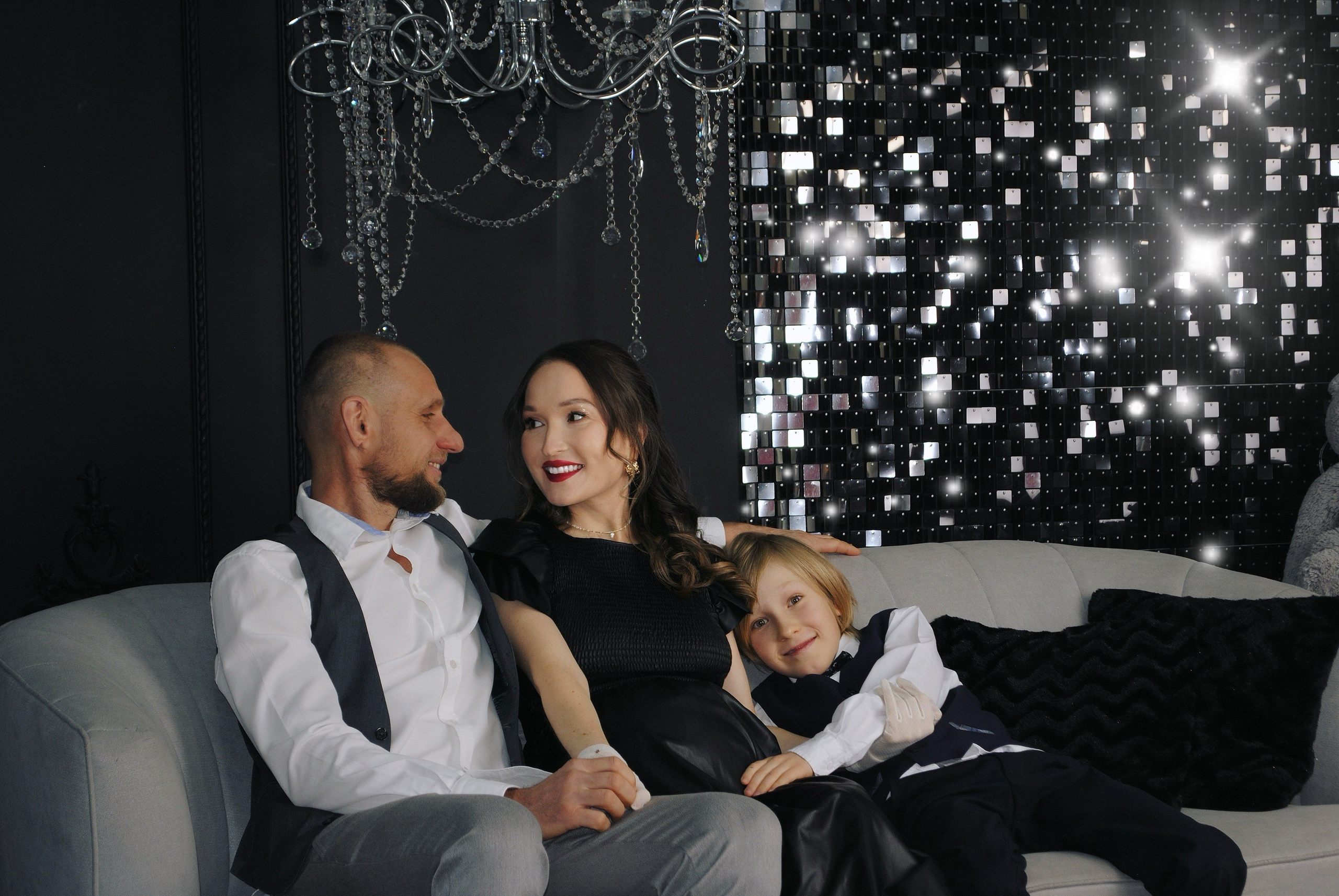 Ксения и семья. Фотограф Мария Мусаелян