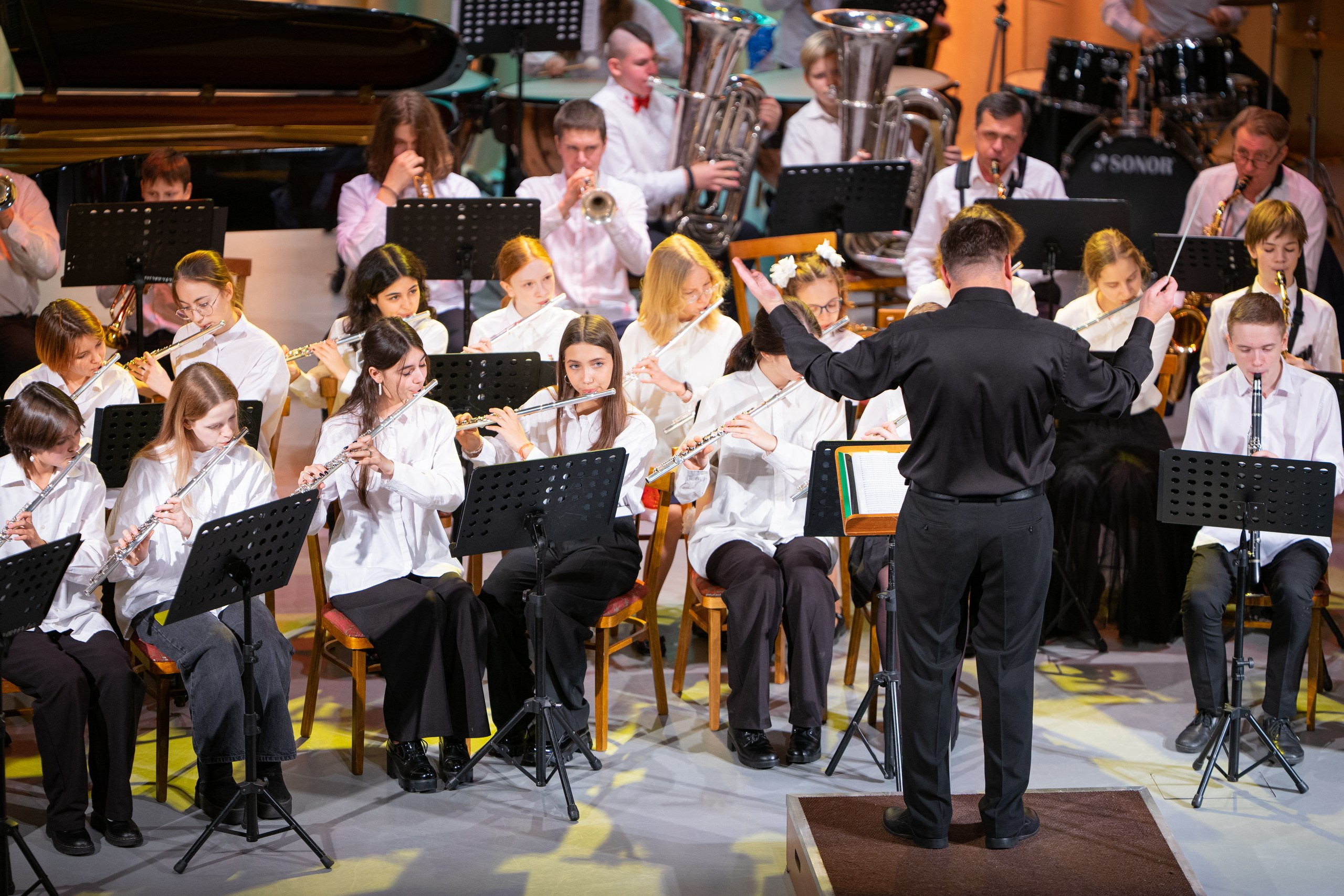 Духовой оркестр ЦГИ. Фотограф Владимир Коровяковский