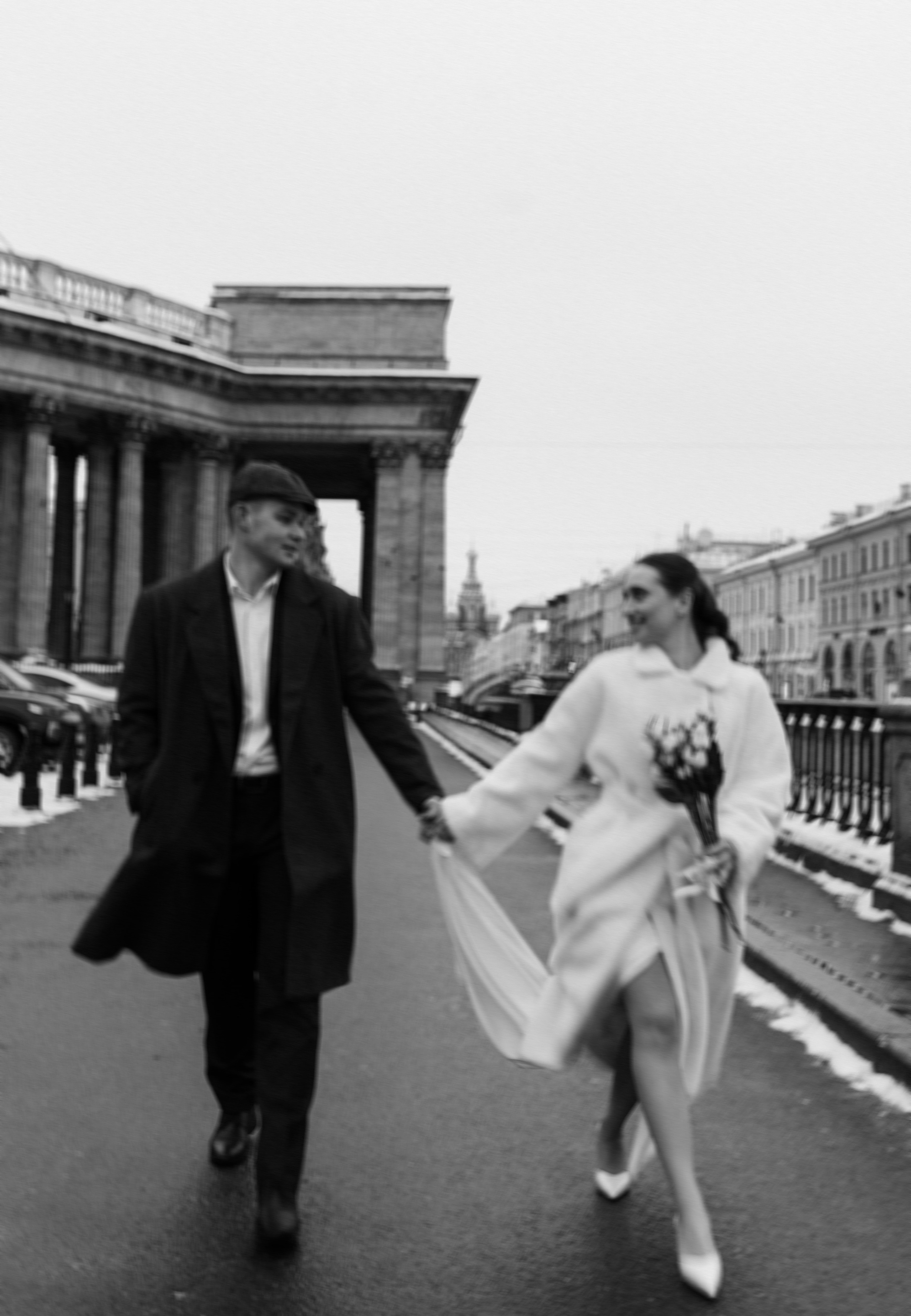 Свадебная фотосессия в Санкт-Петербурге. Федосова Елизавета - свадебный фотограф СПб. Фотосессия Казанский собор.