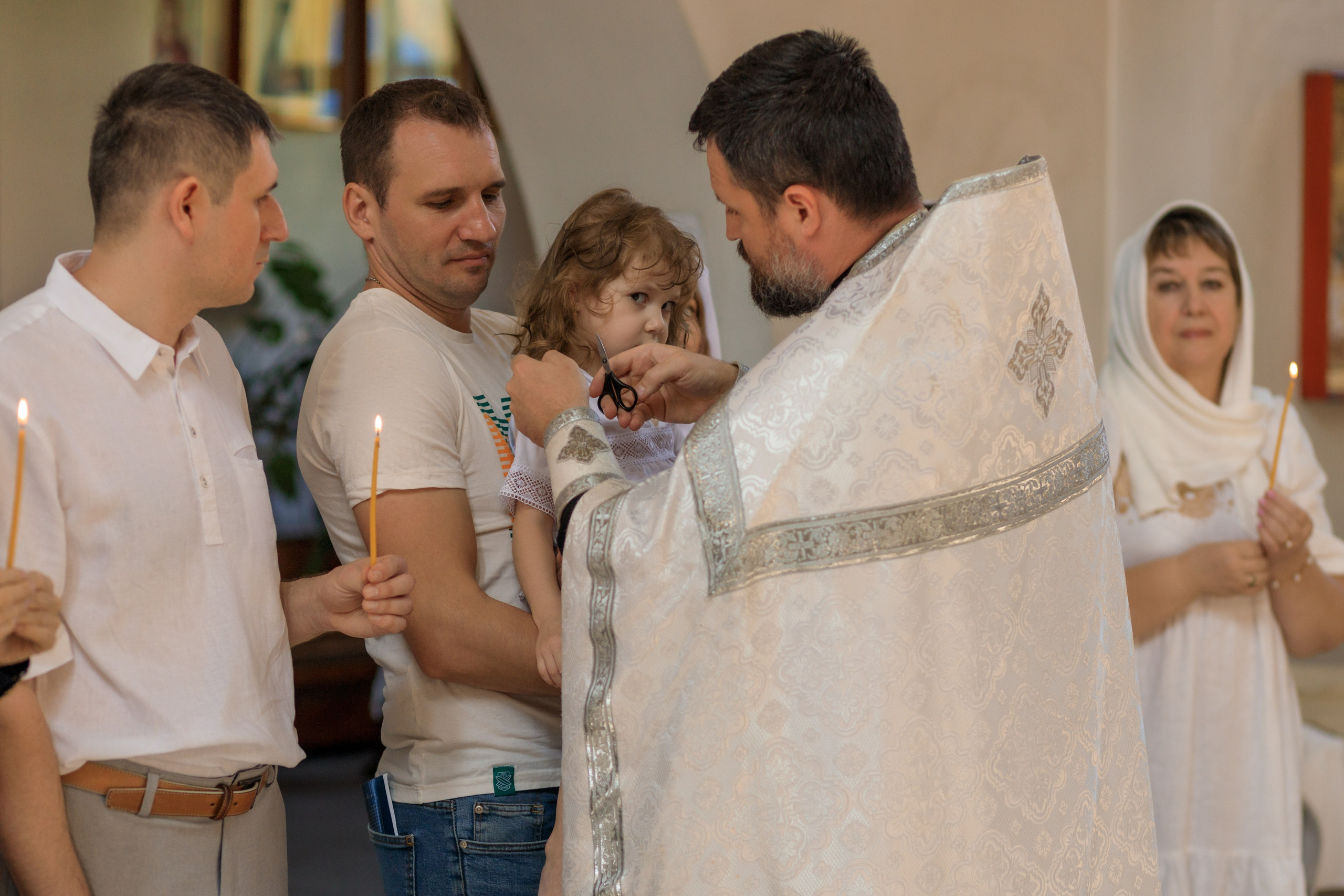 Крещение Илларии. Семейный и детский фотограф в Краснодаре Элона Литвинова