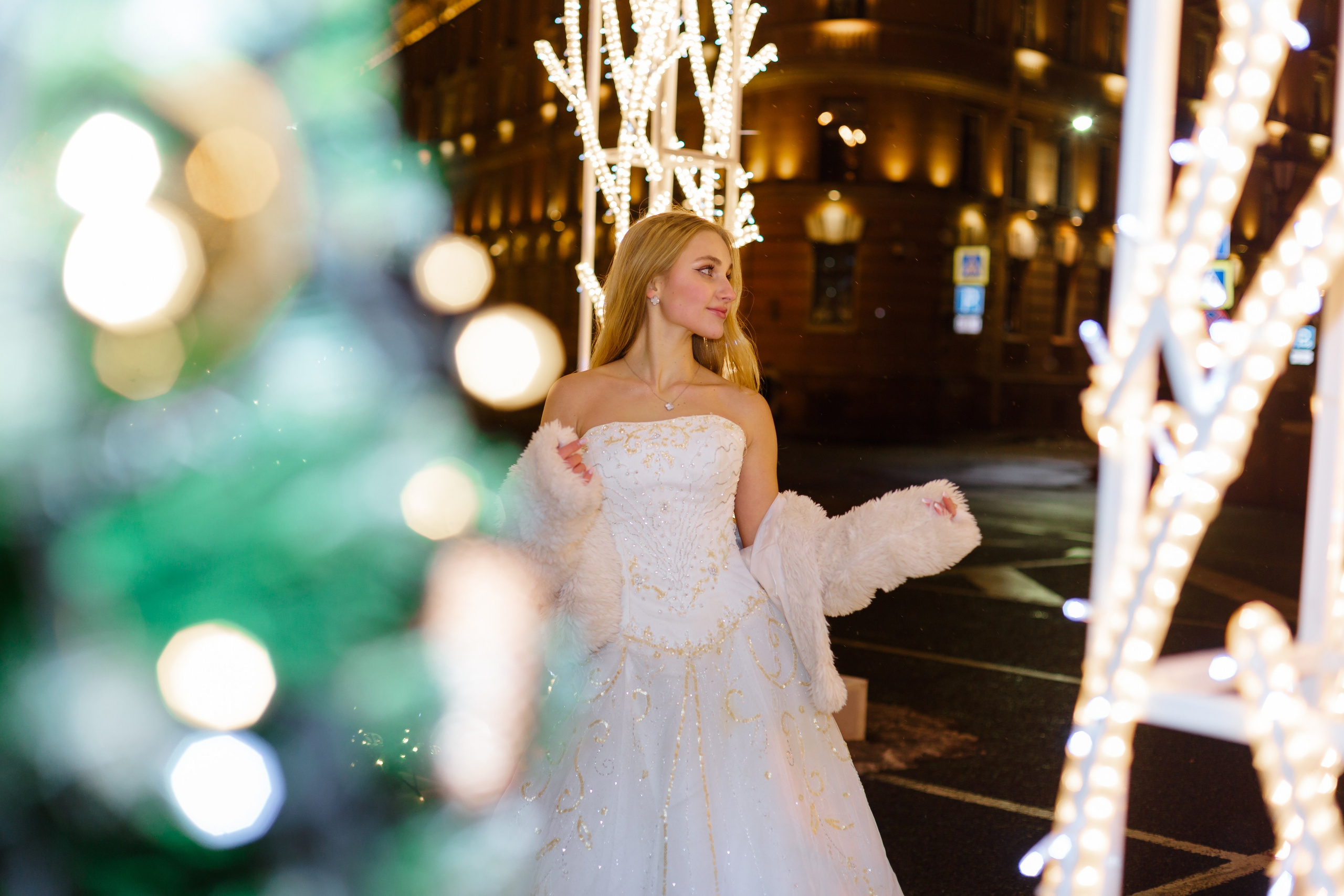 Прогулка по Новогоднему ночному Санкт- Петербургу. Свадебный и семейный фотограф Спб Бошман Ирина