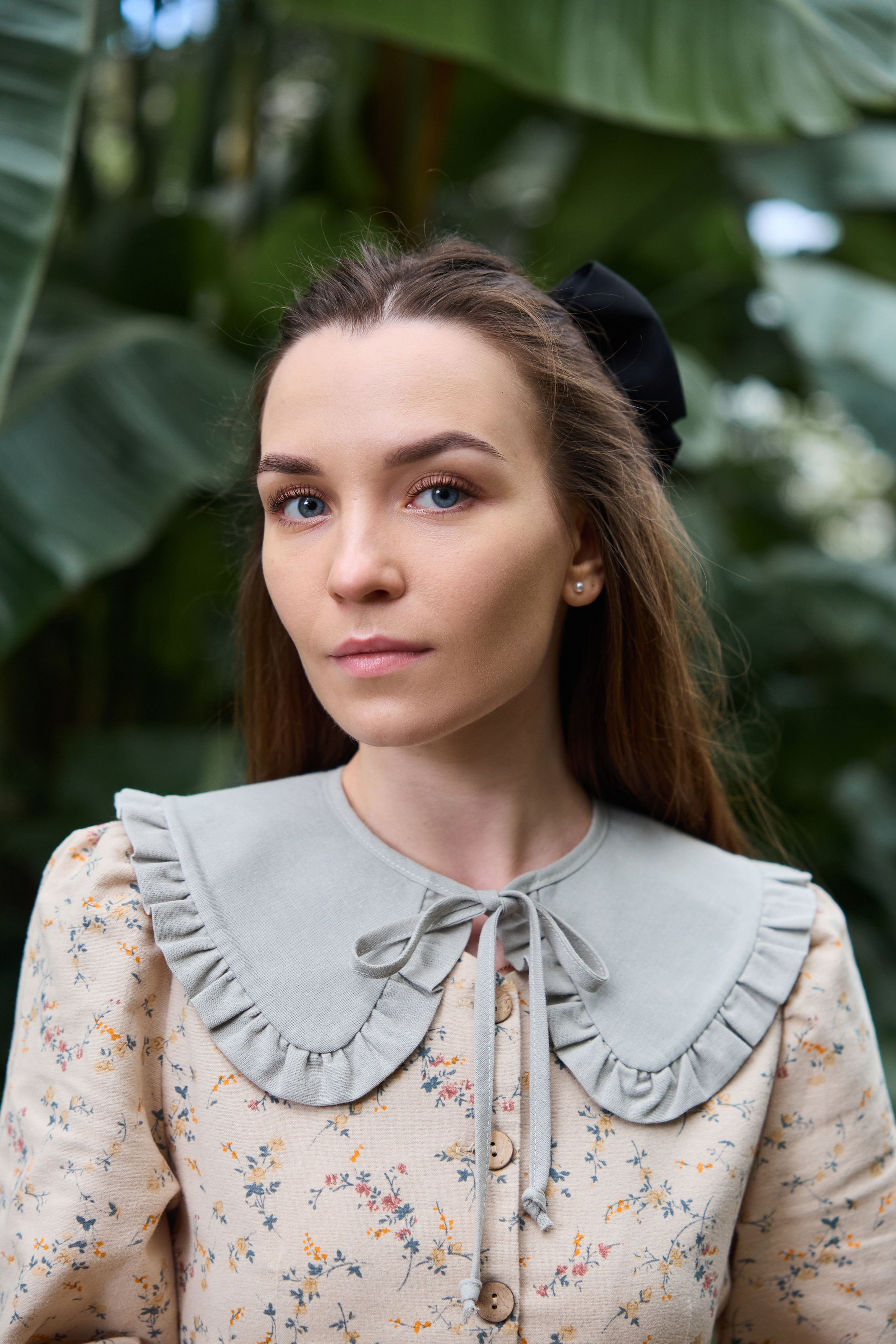 Портретная фотосессия в Москве в оранжерее