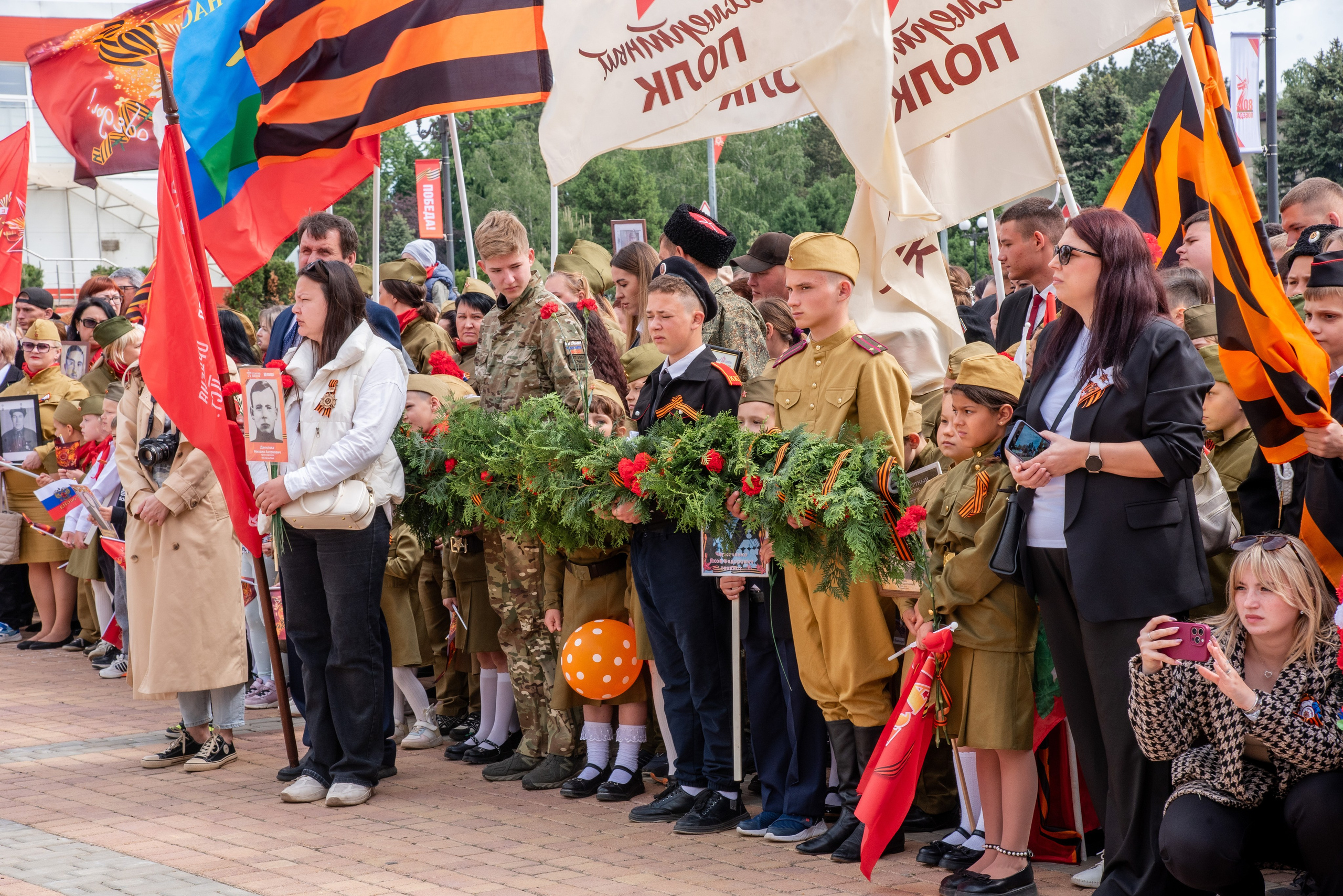 Репортаж для СМИ_9мая_п.Агроном (цветокор). Детский и семейный фотограф Краснодар / Сочи Сергеева Олеся