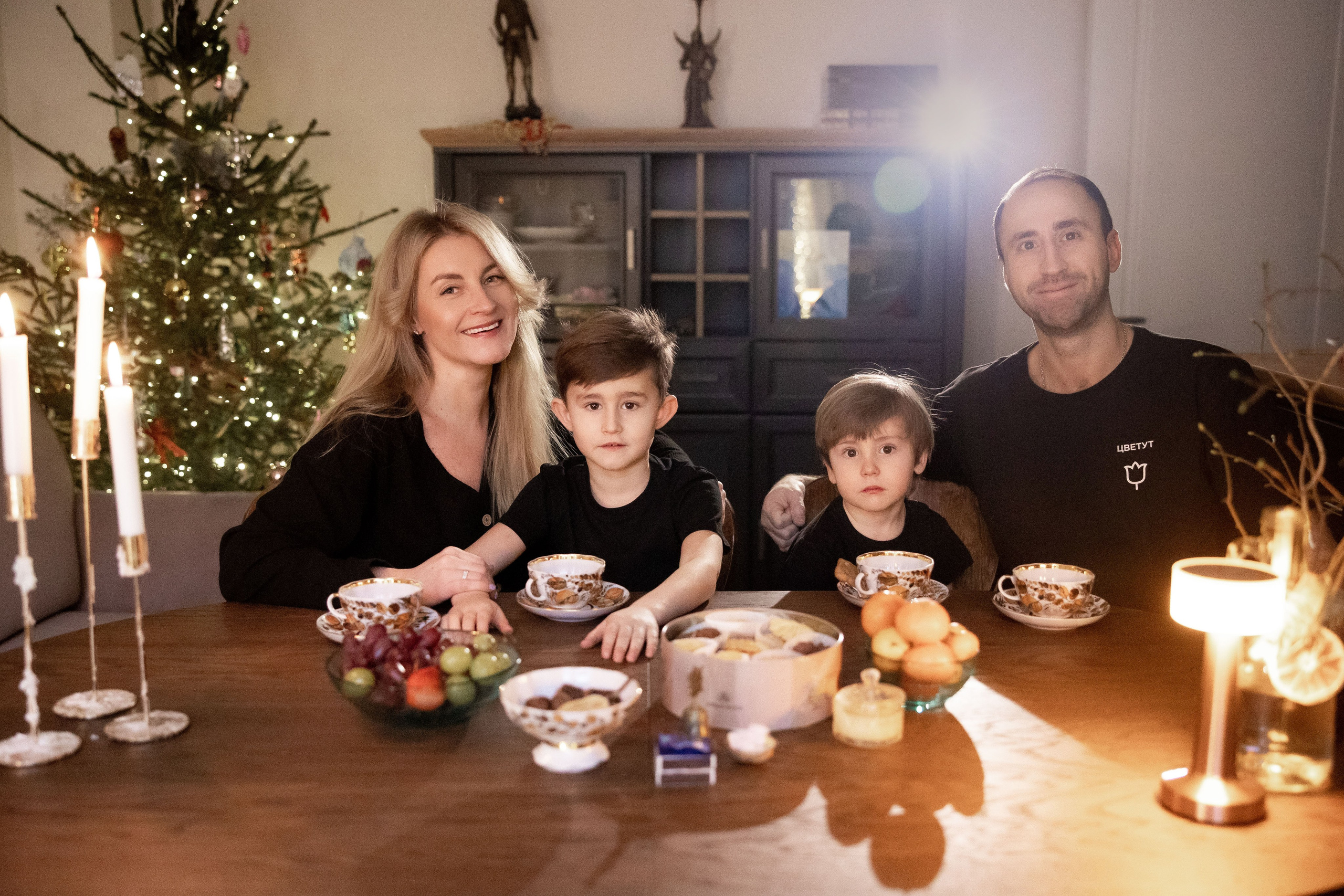 Домашняя новогодняя для Юлии. Семейный фотограф в Москве