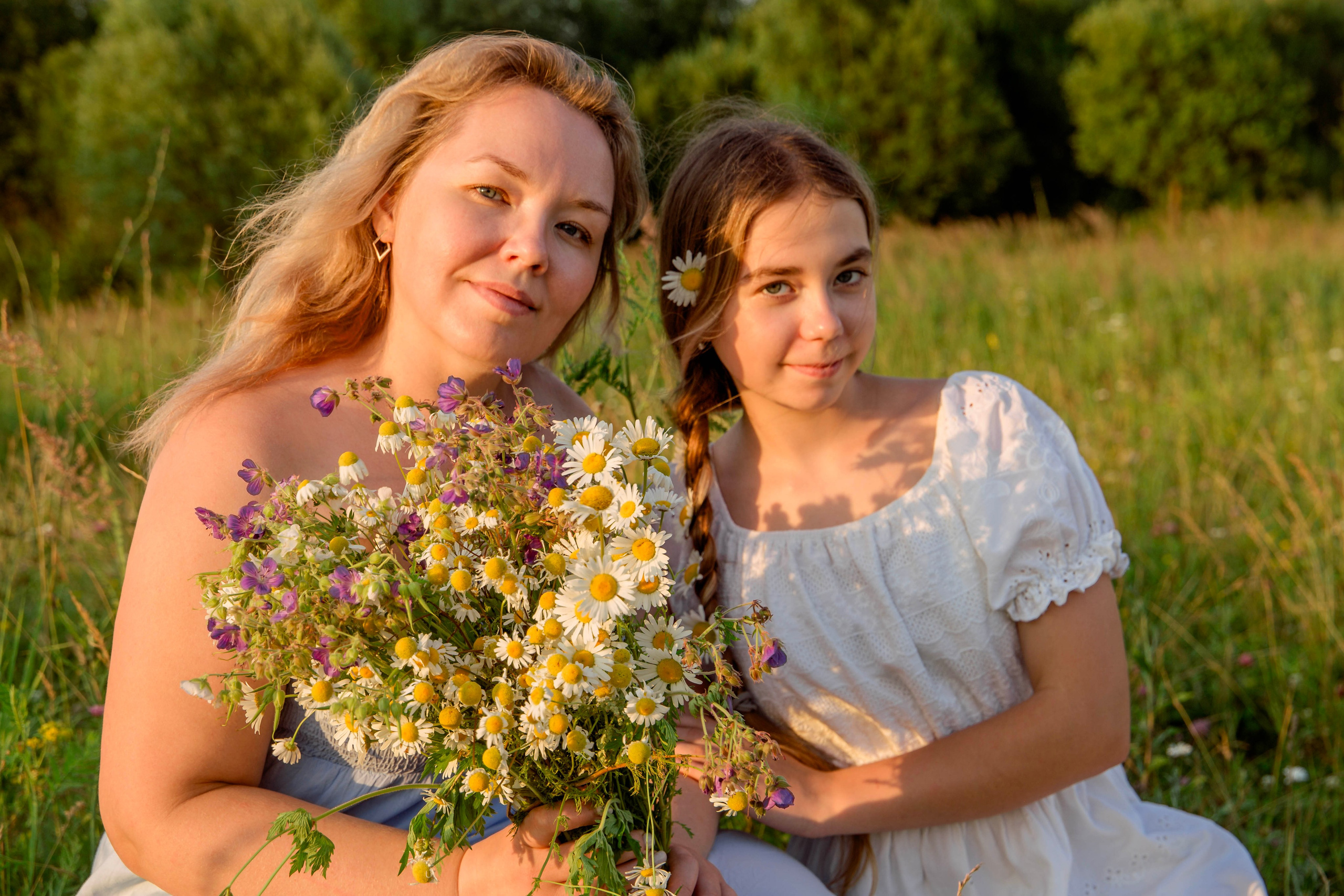 Семейная съёмка на природе для Виктории и Марии. Калужская область