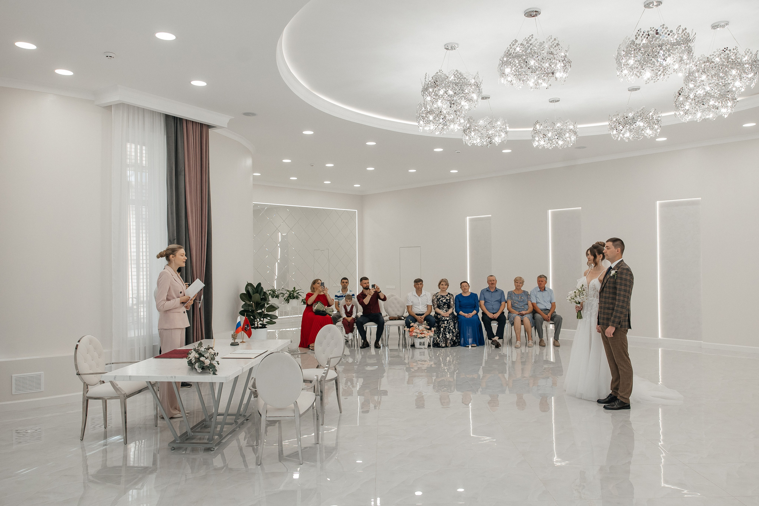 Регистрация брака  в Таганском Дворце Бракосочетания