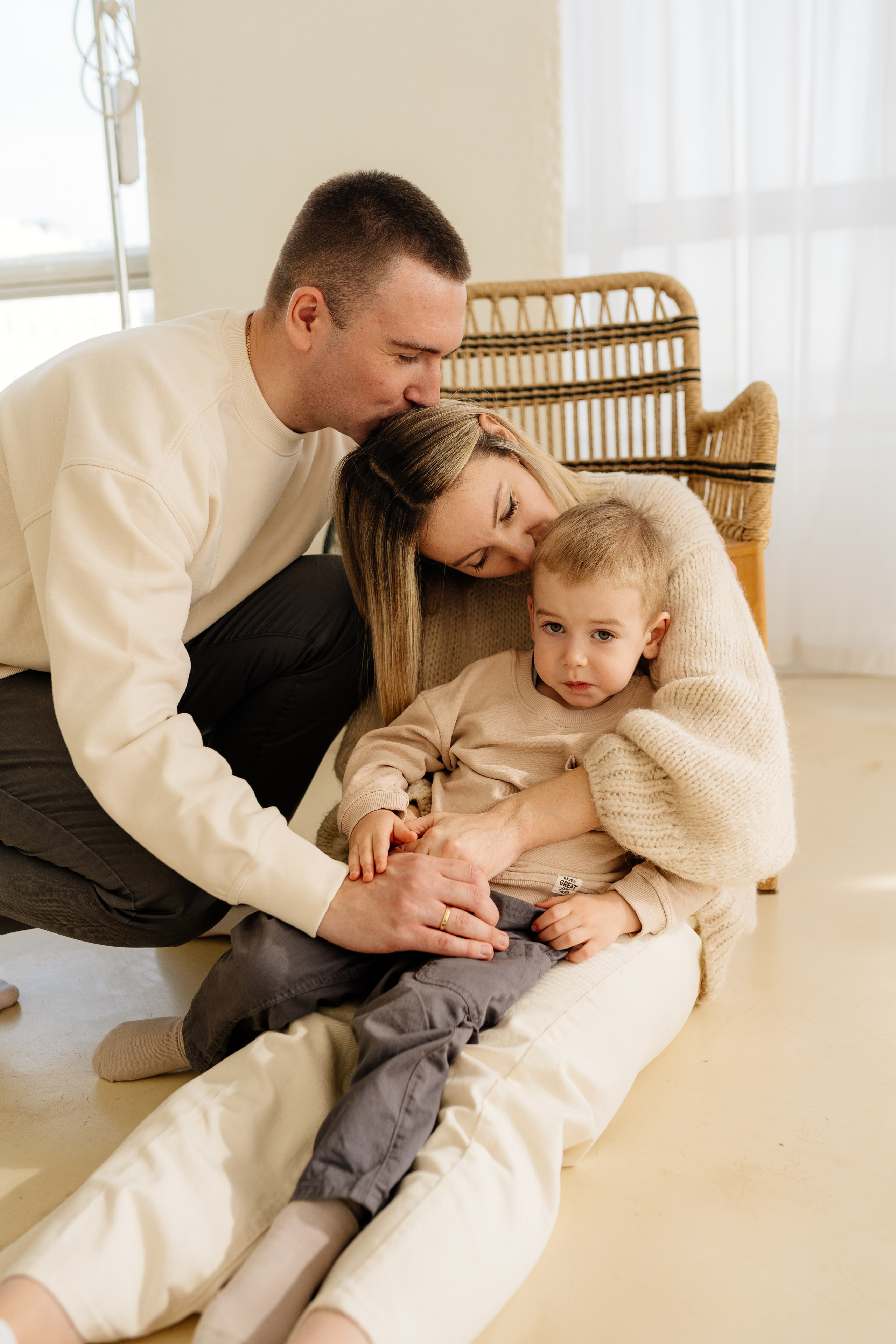 Ольга, Дмитрий и Ваня. Свадебный фотограф в Москве Анна Полушина