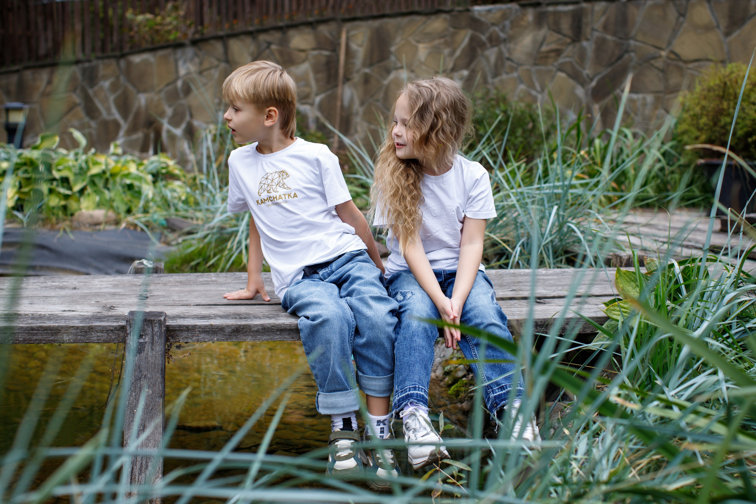 У прудика. Детский и семейный фотограф Мария Киселёва. Москва