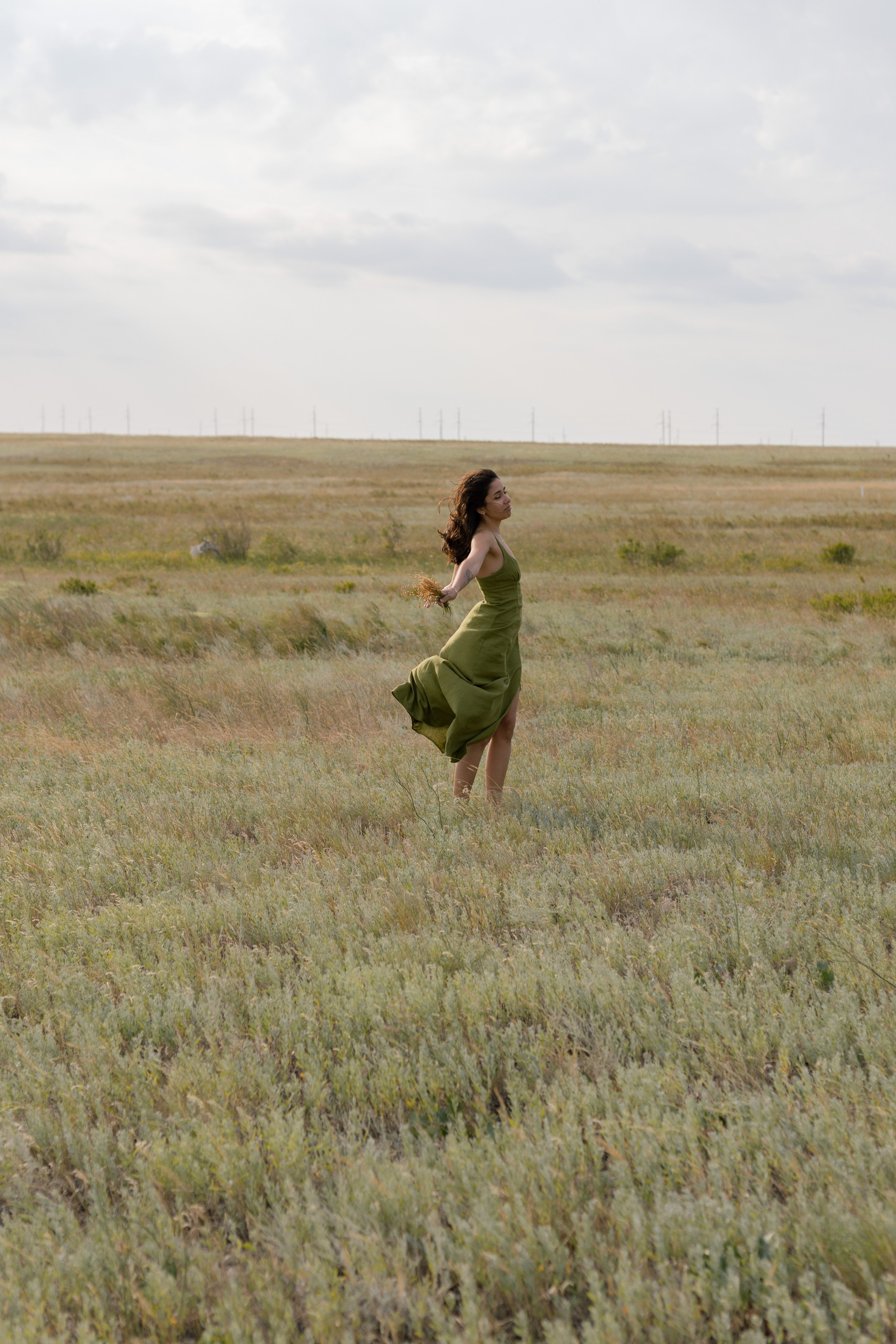 Фотосессия в степи Казахстана. Свадебный фотограф Калининград