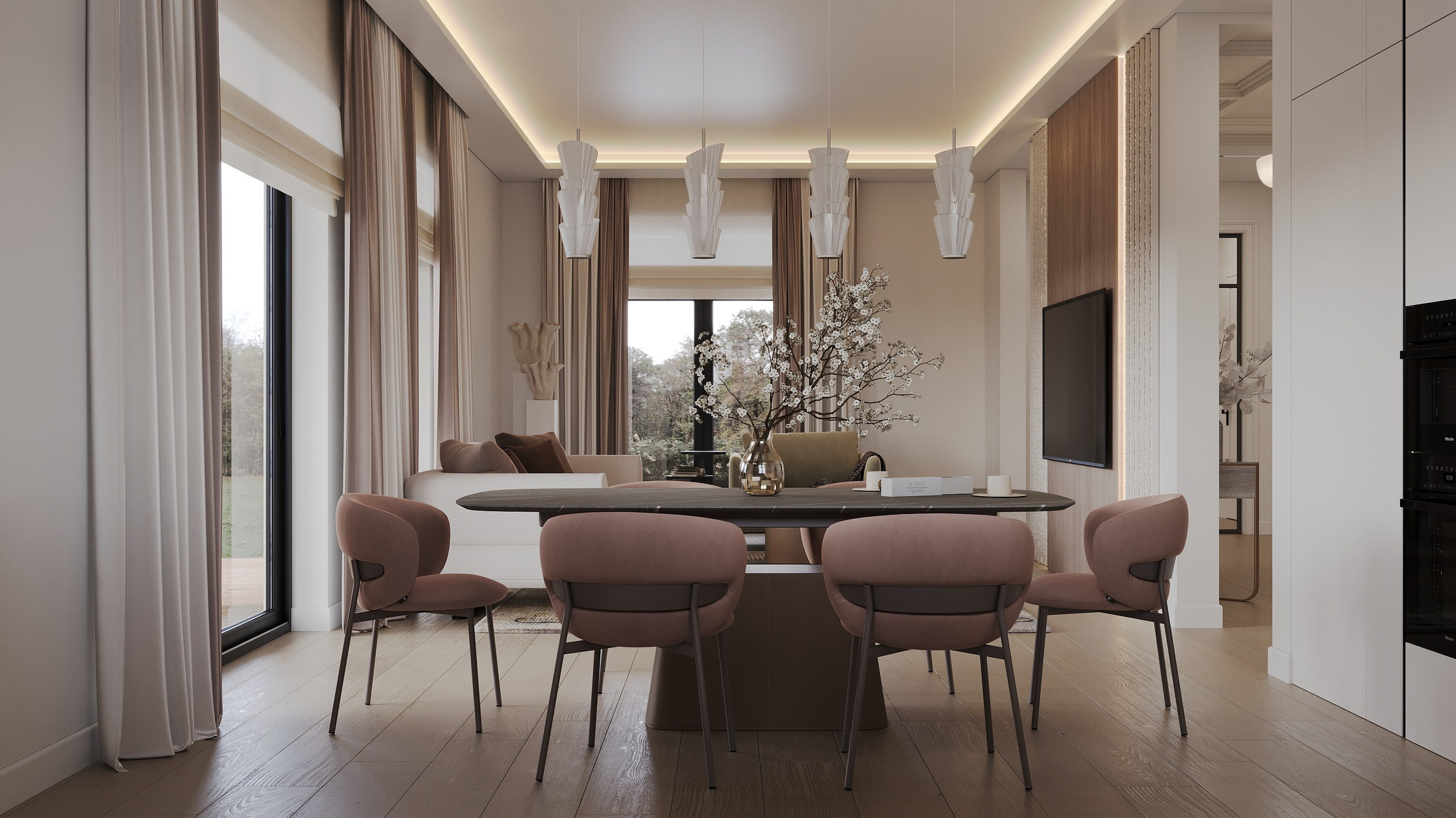 Вилла Каталина. Частный дом 200 кв. м. Цель: постоянное проживание. Дизайн интерьеров, строительство, ремонт домов и квартир в Геленджике