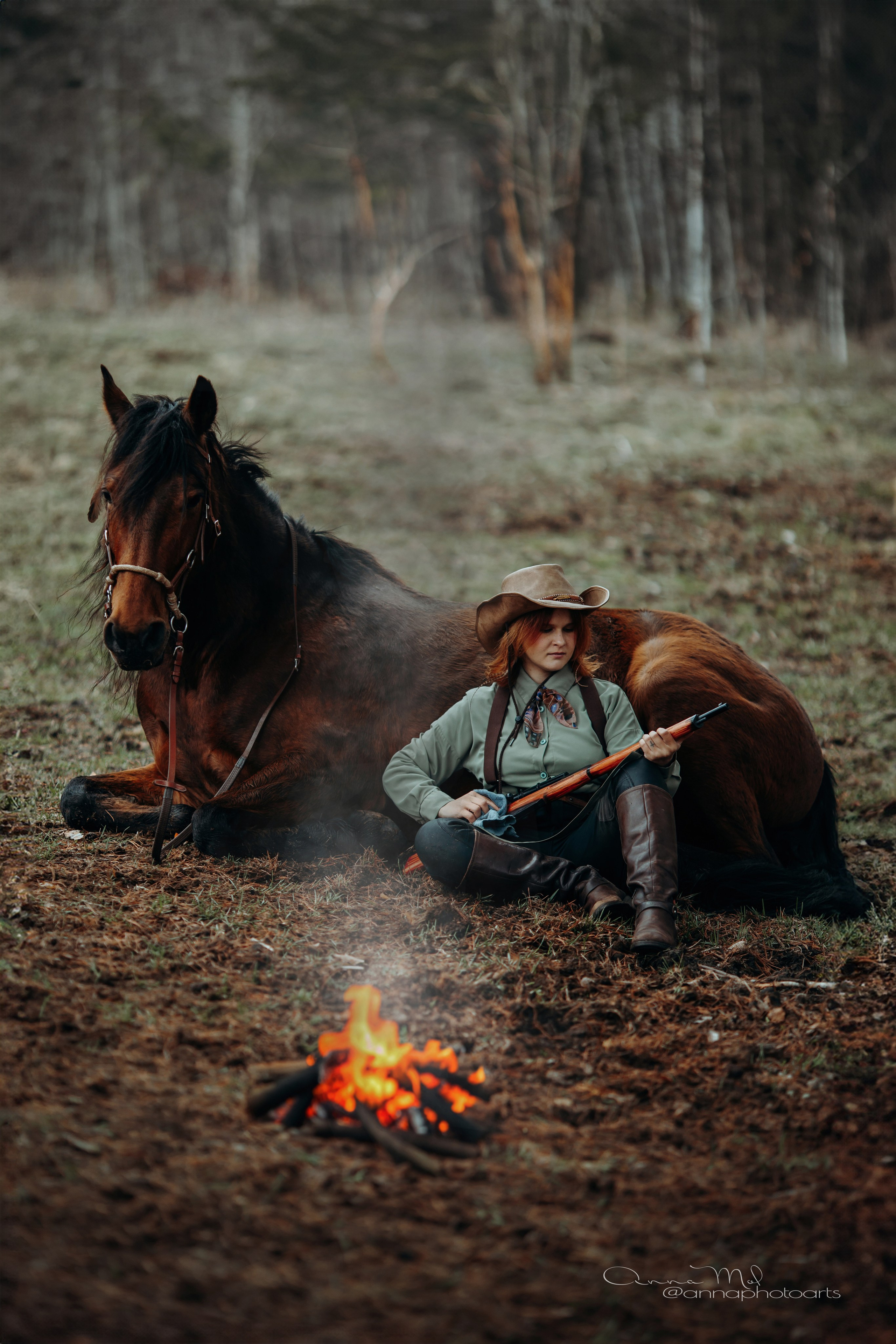 По мотивам любимой игры / РДР2. Анна Молчанова конный фотограф в Тюмени | фотосессии с лошадьми Тюмень