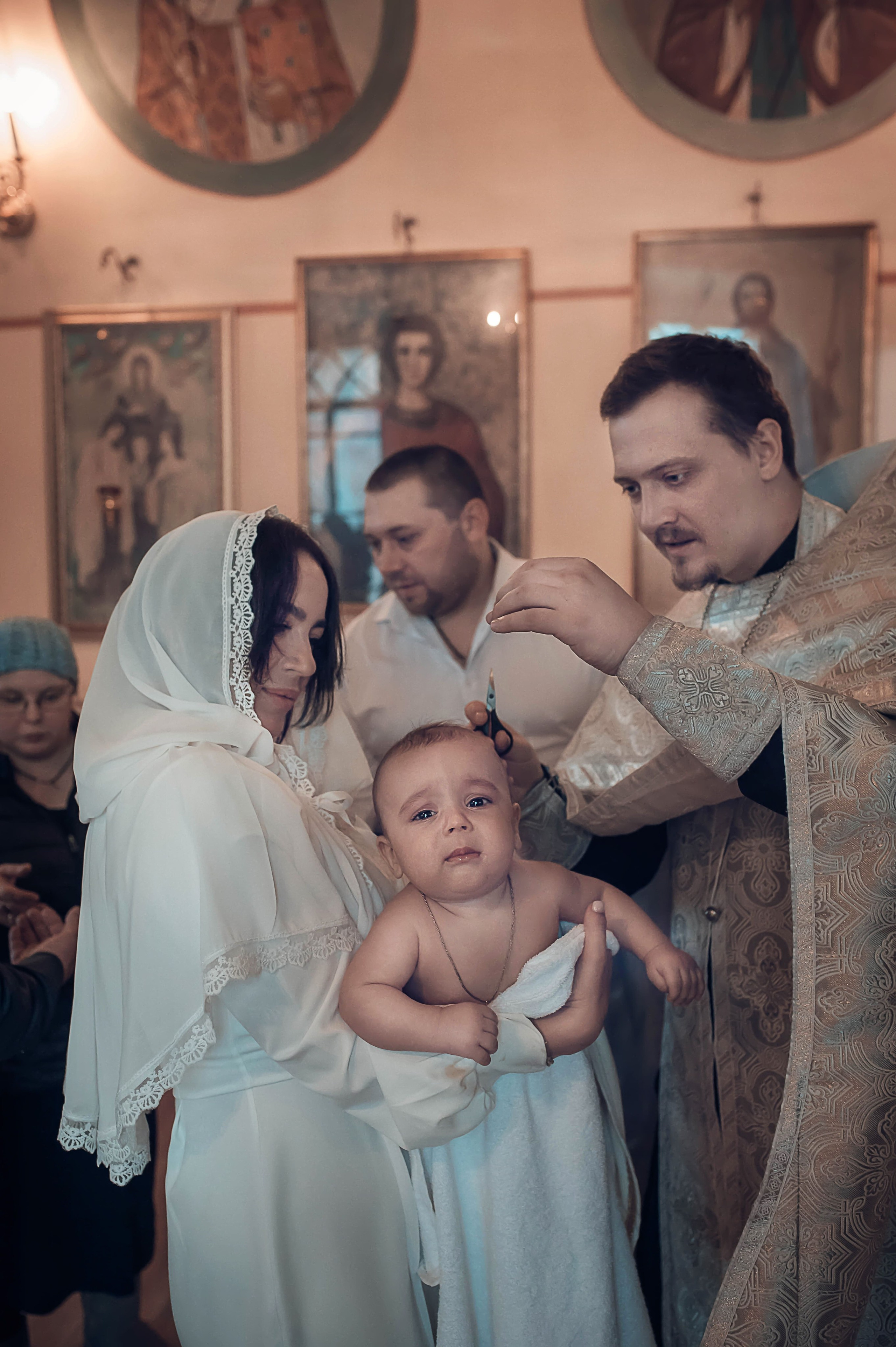 Съемка крещения в Красноярске. Фотографы крещения/венчания  Красноярск Татьяна и Вячеслав Переваловы