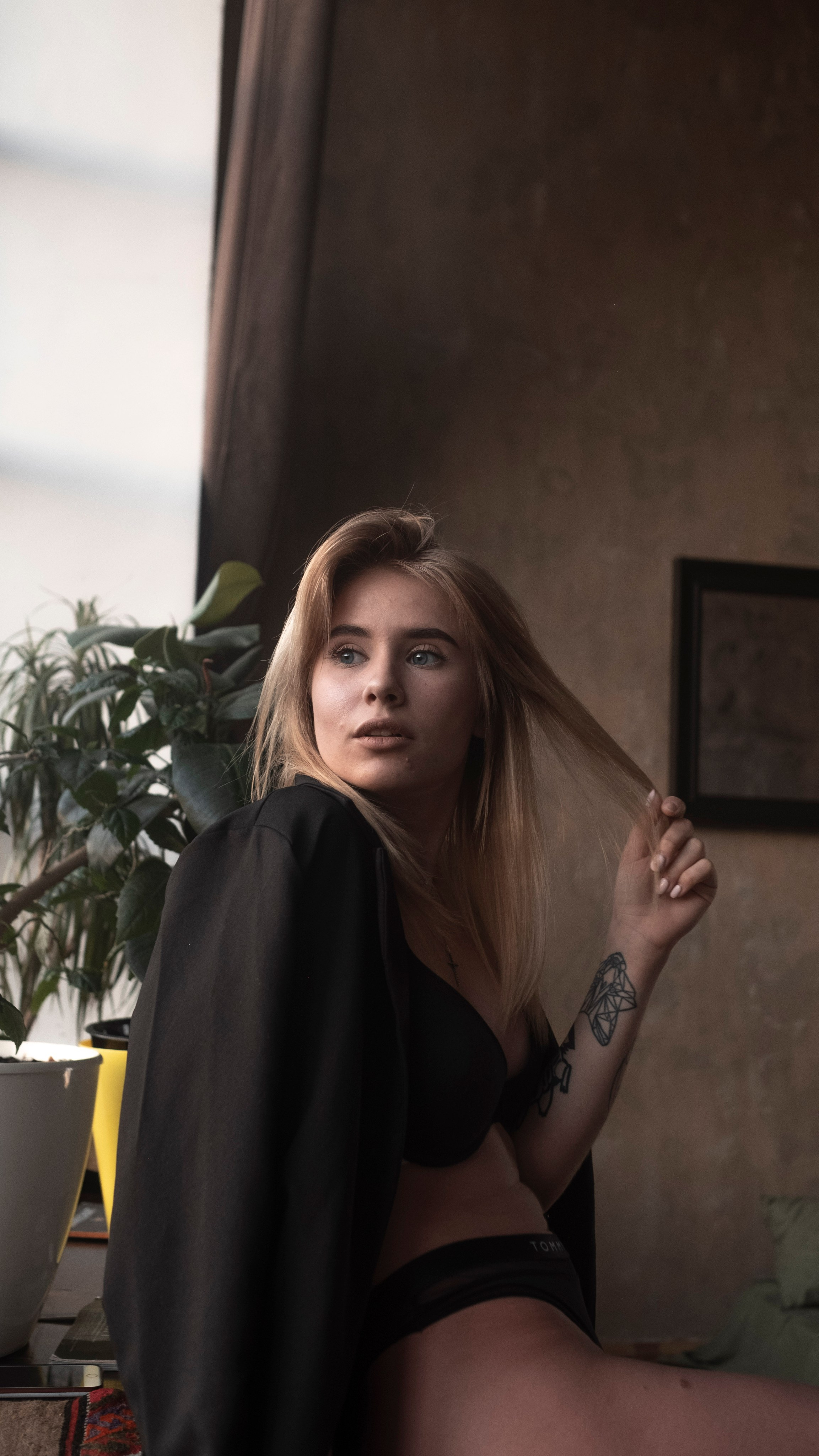 Женская фотосессия в белье. Фотограф Максим Ерёмин