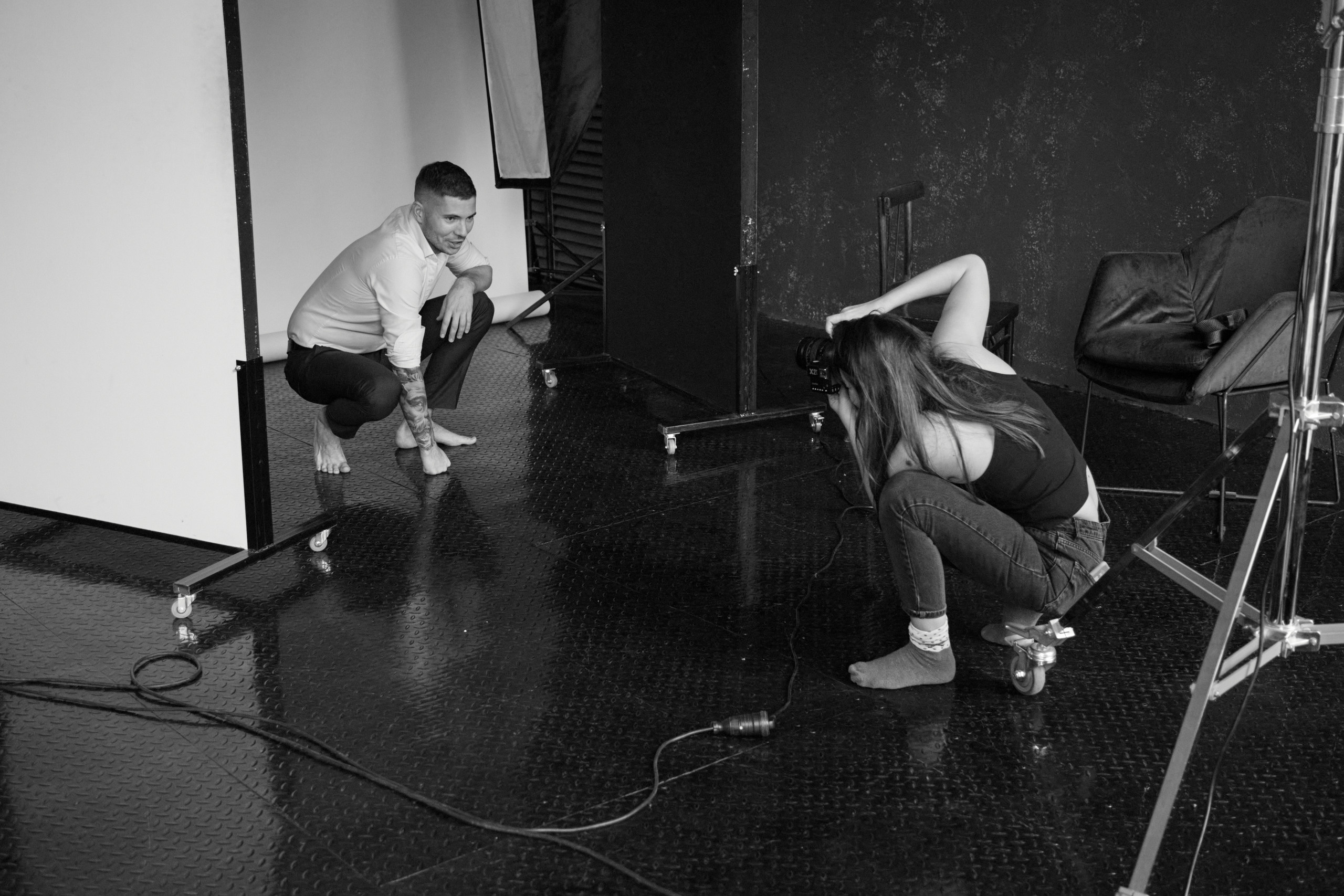 Бекстейдж съемок. Kris geimor фотограф