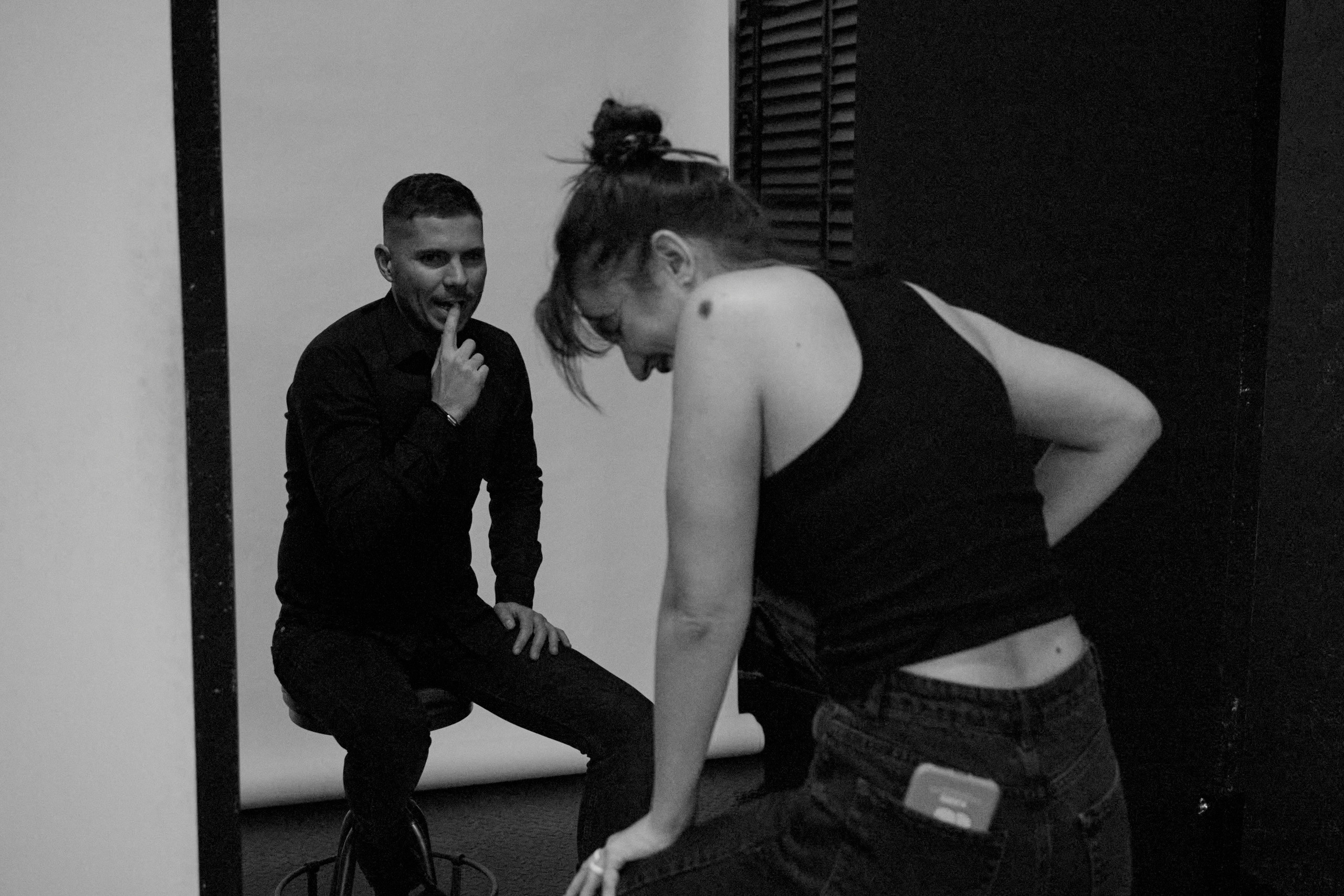 Бекстейдж съемок. Kris geimor фотограф