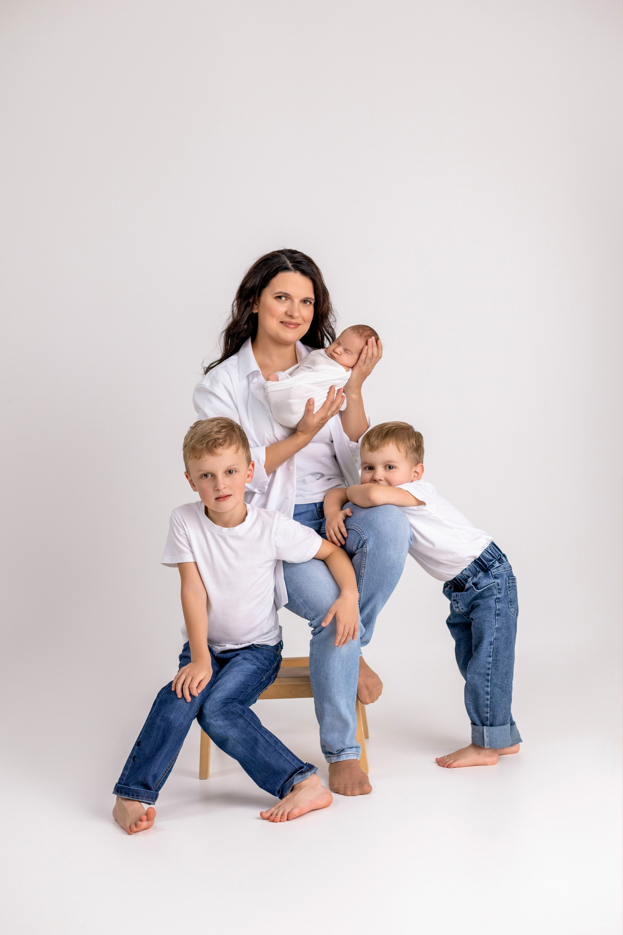 Зарина и дочка, 11 дней. Фотограф новорожденных в Нижнем Новгороде Надежда Кадылкина