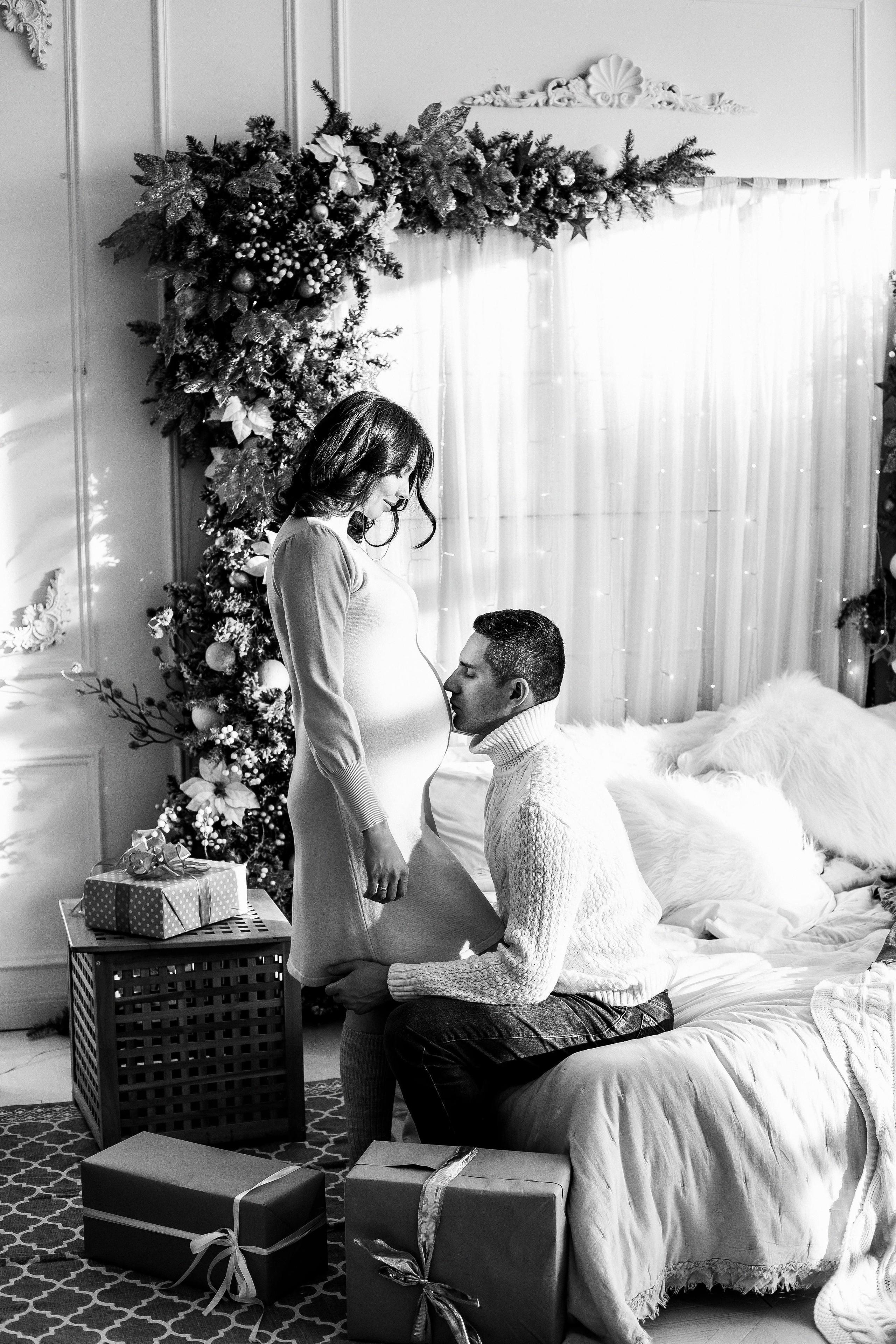 Семейная новогодняя фотосессия 2022-2023. Фотограф Александра Сыщенко