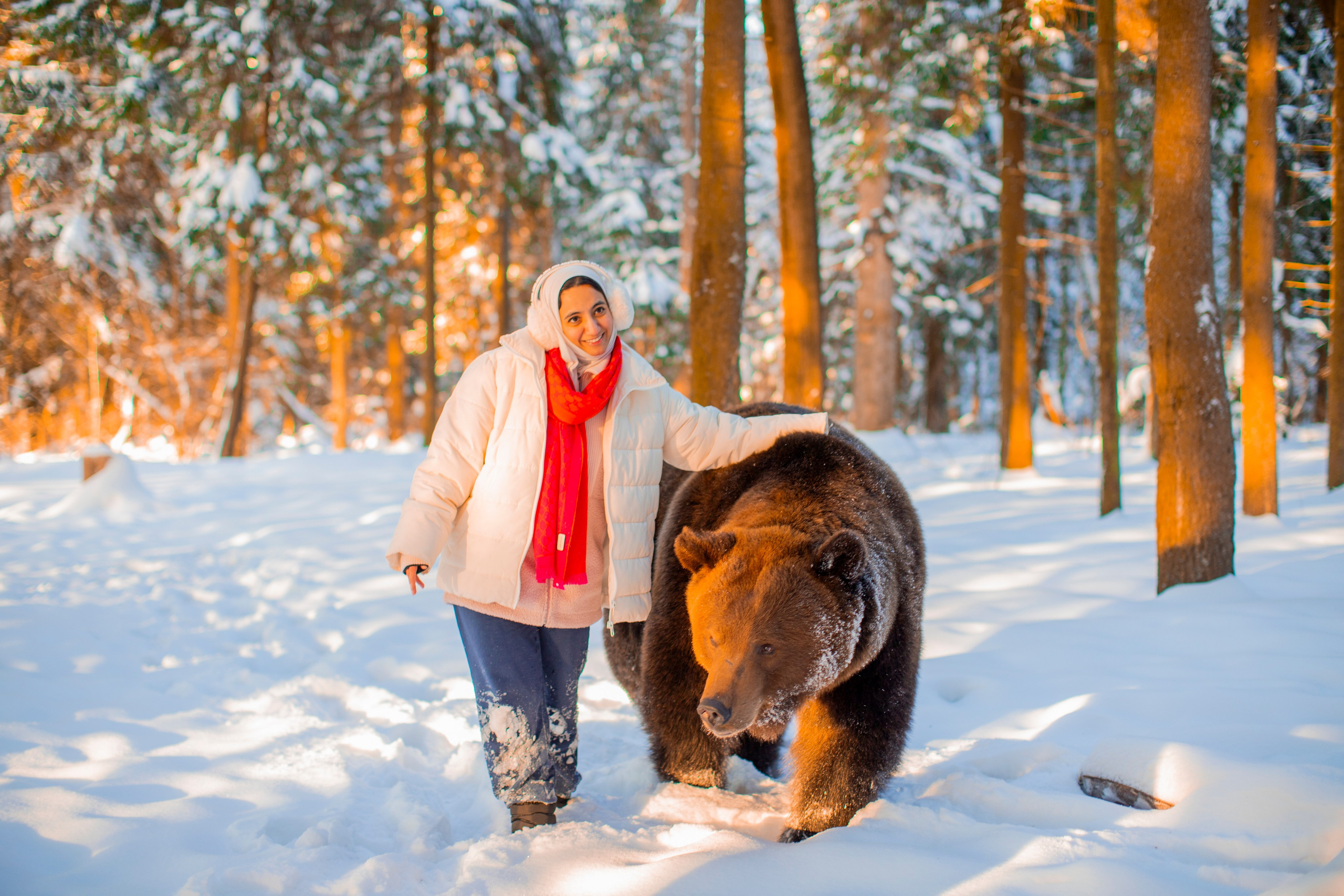 С медведем. Фотограф в Москве и в Московской области Сандра