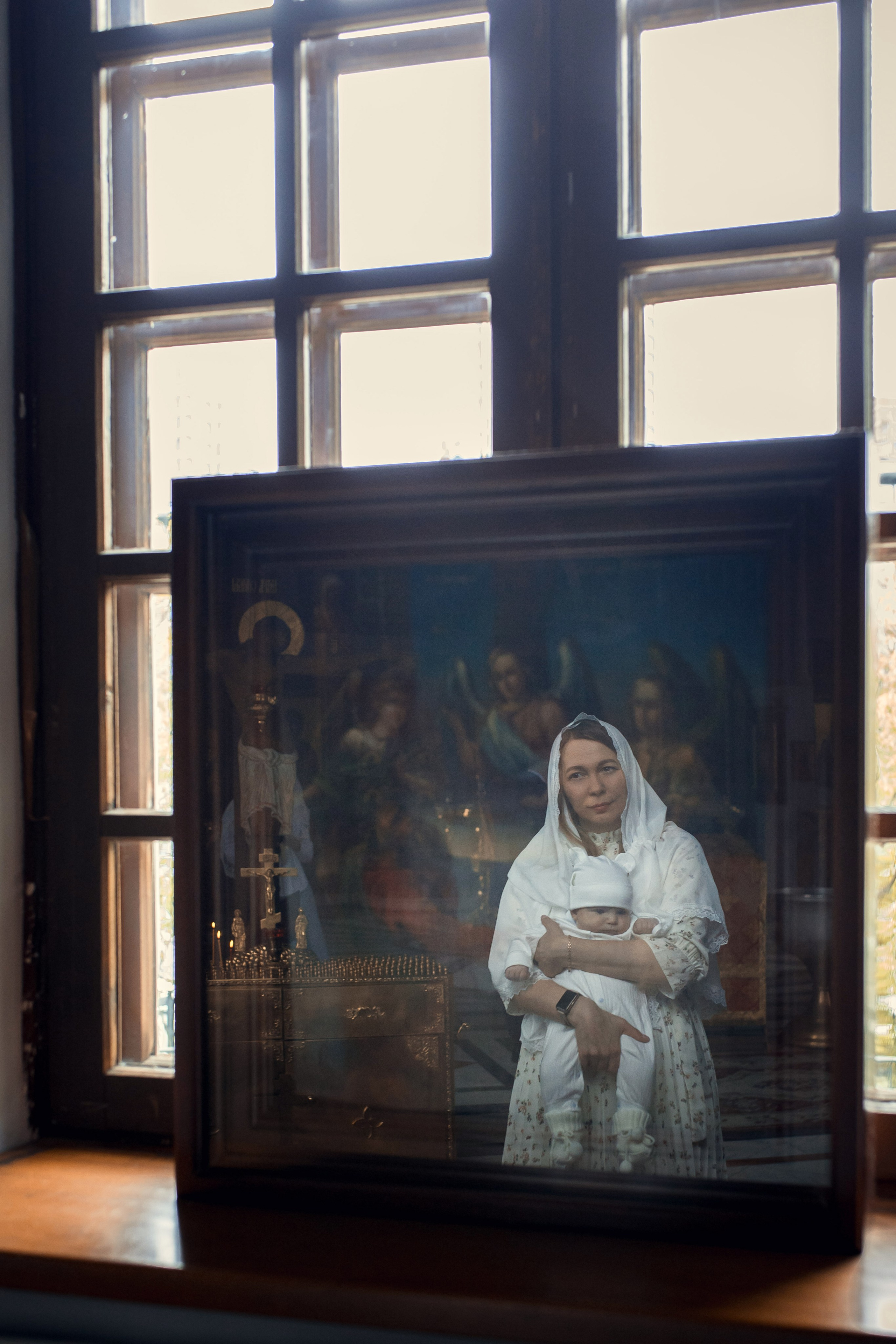 Крещение в Храме святого Иннокентия. Профессиональный фотограф в Москве и Мо Мария Шантарёва