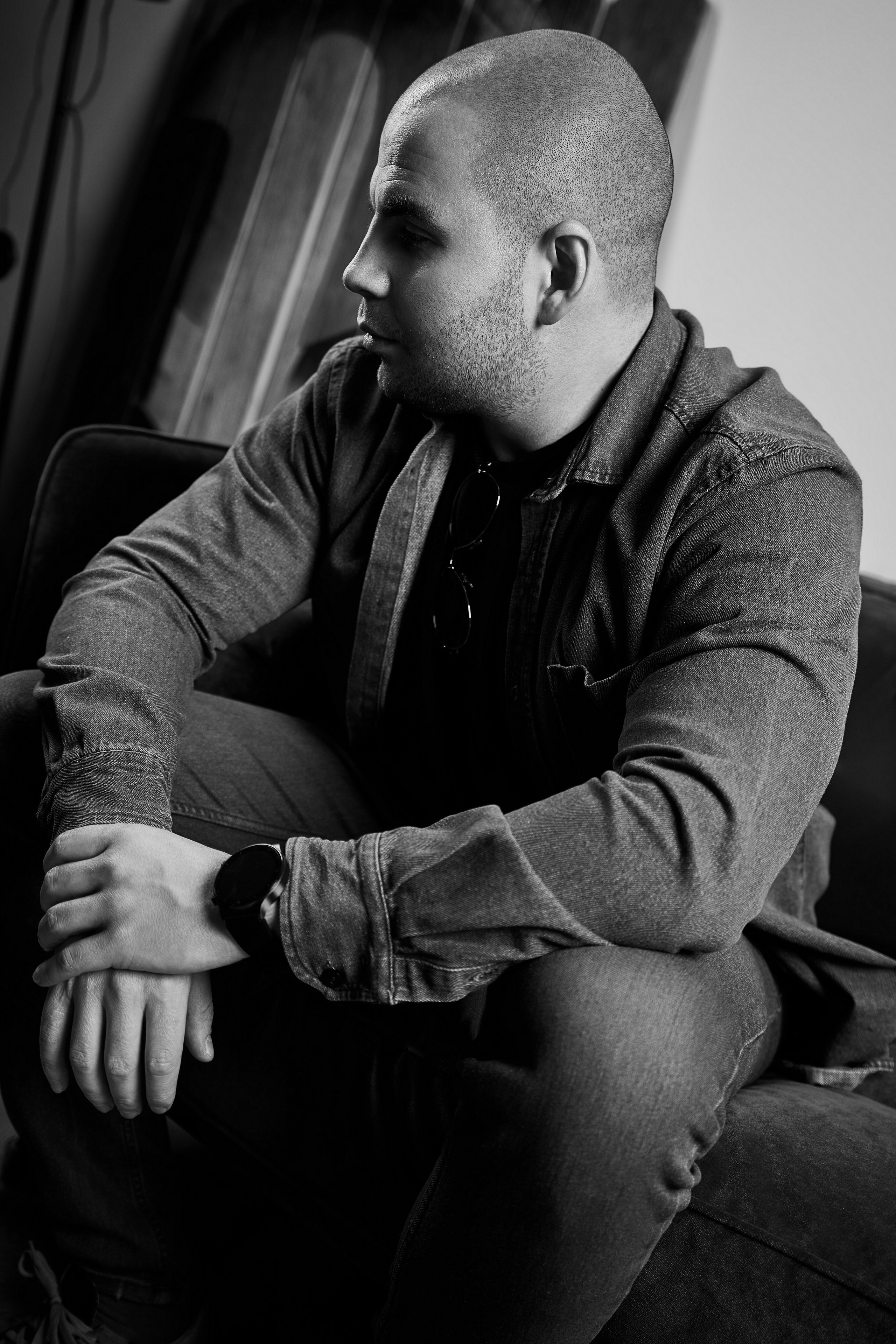 Федя: первая фотосессия в студии. Фотограф в Москве Анастасия Баева