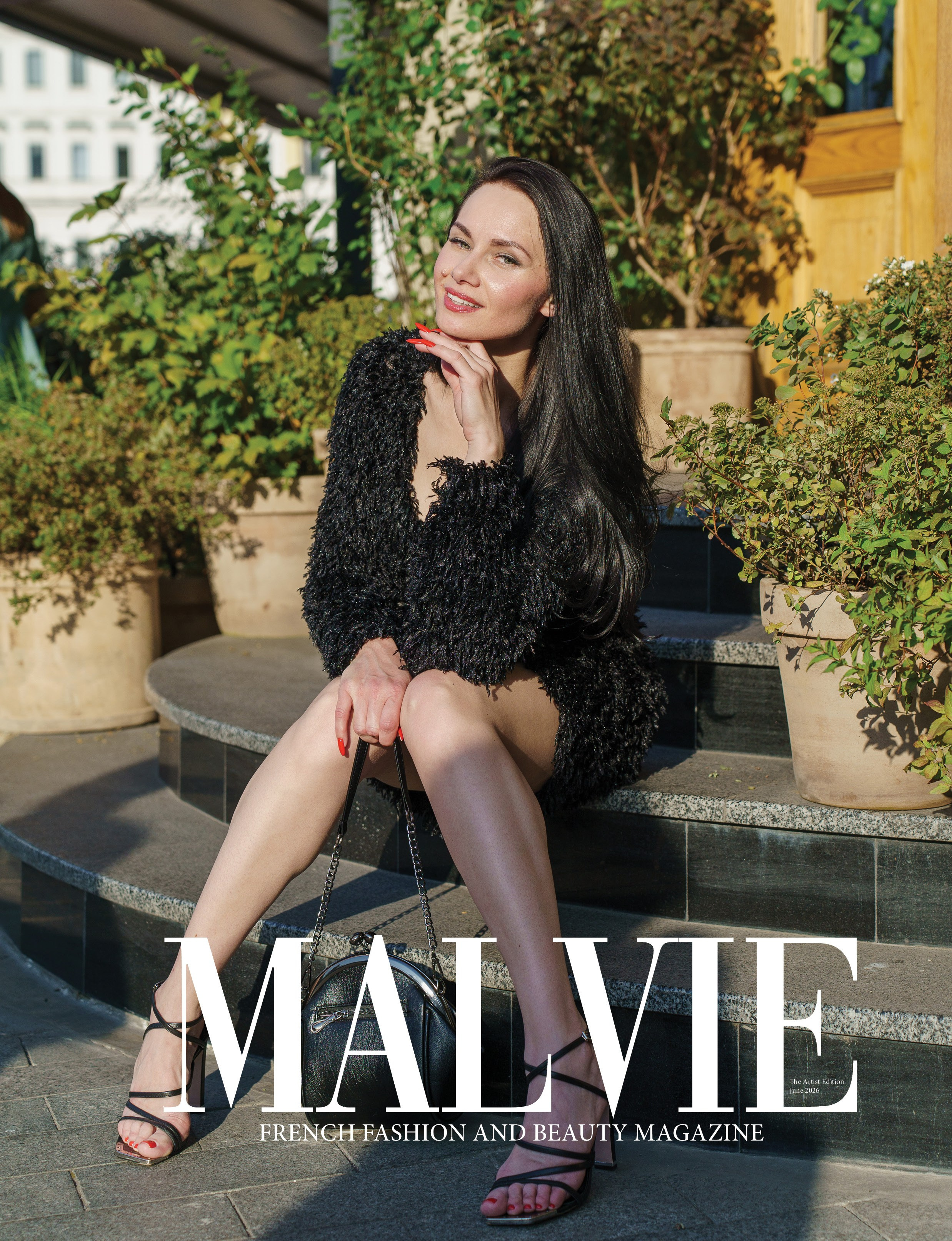 Model Malvie, French magazine. Светлана Фатьянова