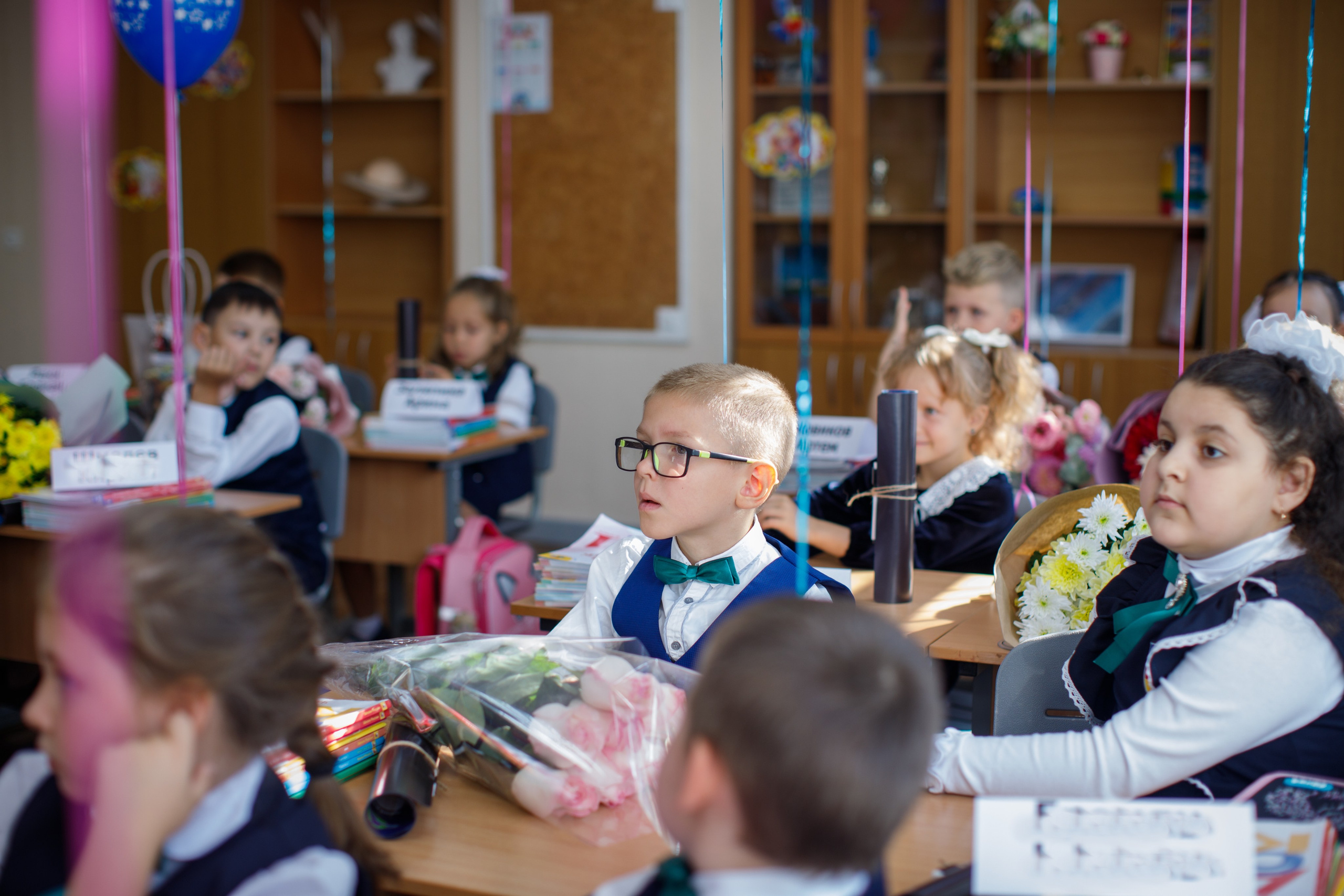 1 сентября / 1 класс / Гимназия № 1558 / г. Москва. Детский и семейный фотограф Мария Киселёва. Москва