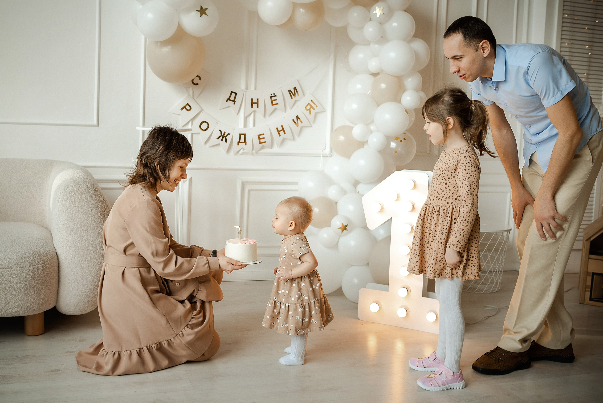 Полине 1 годик. Семейный фотограф в Ростове-на-Дону Татьяна Литвинова