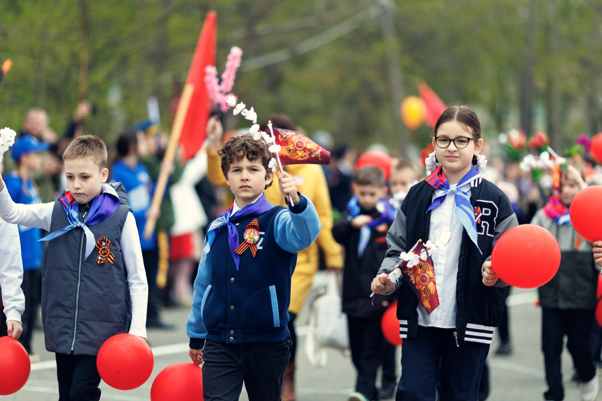 Празднование 80-летия победы над фашизмом. Славянка. Приморский край. Андрей Кровлин — фотограф в Славянке