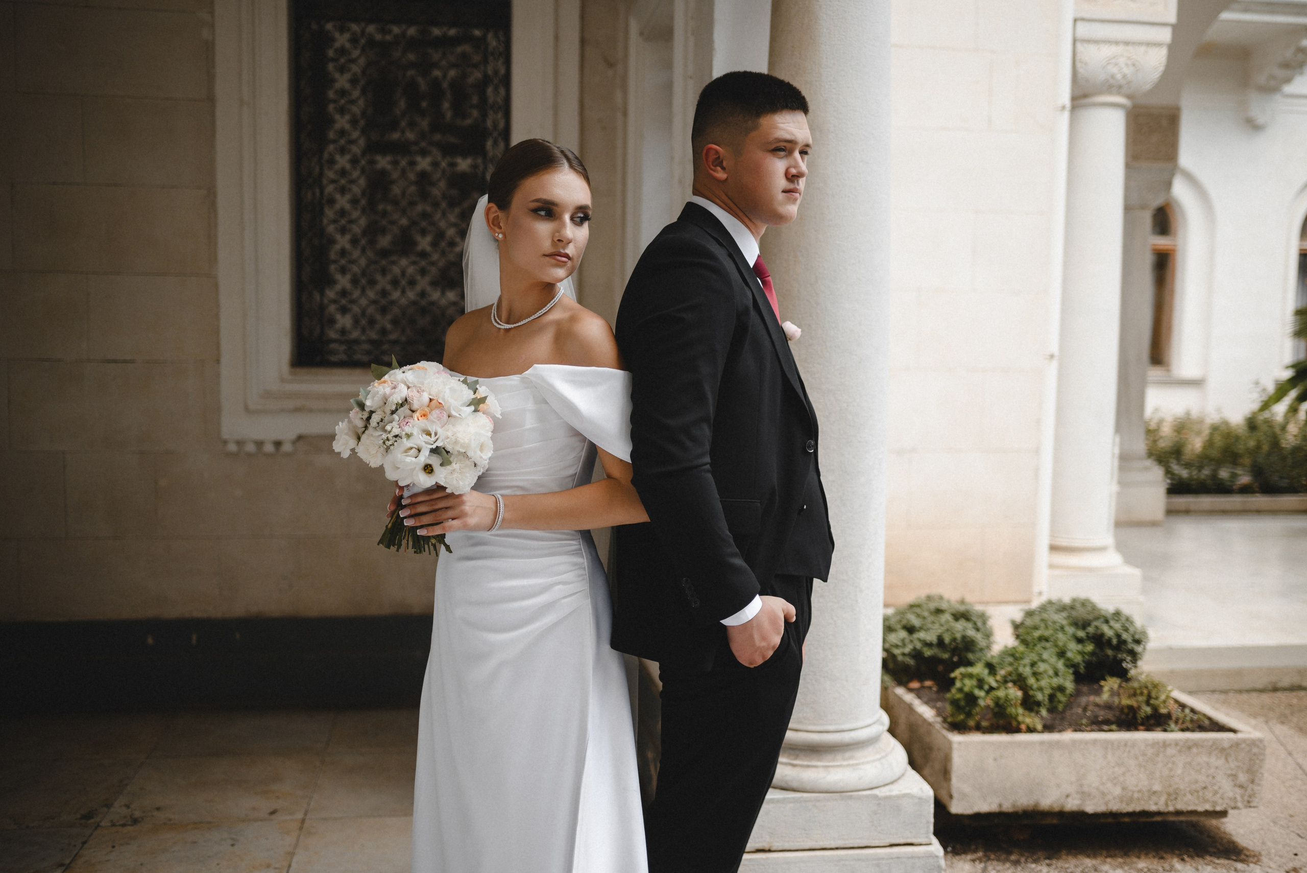 Прогулка Ливадийский дворец. Свадебный фотограф в Крыму Алексей Лобач