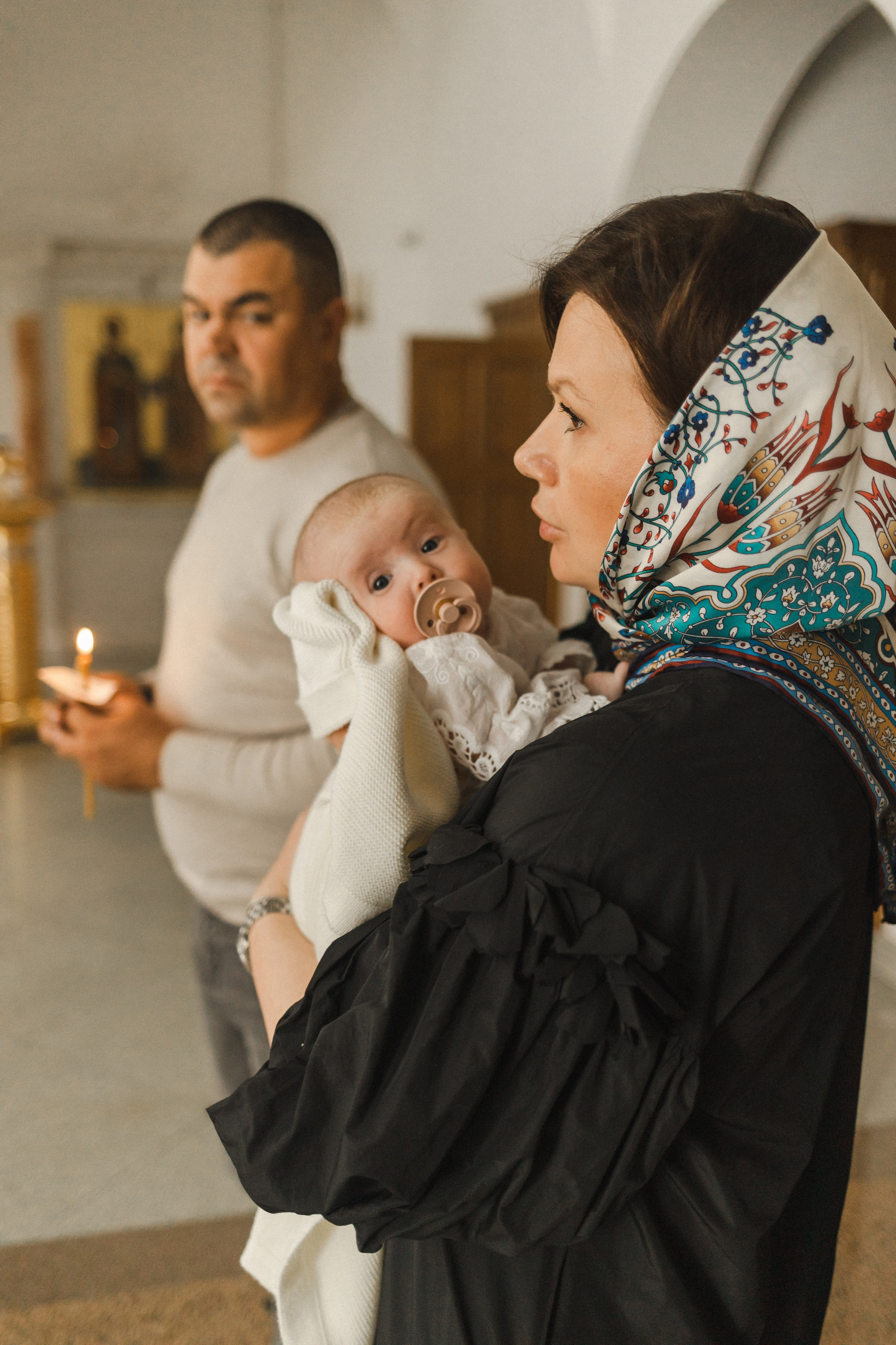 Крещение Стефании. Семейный фотограф в Москве