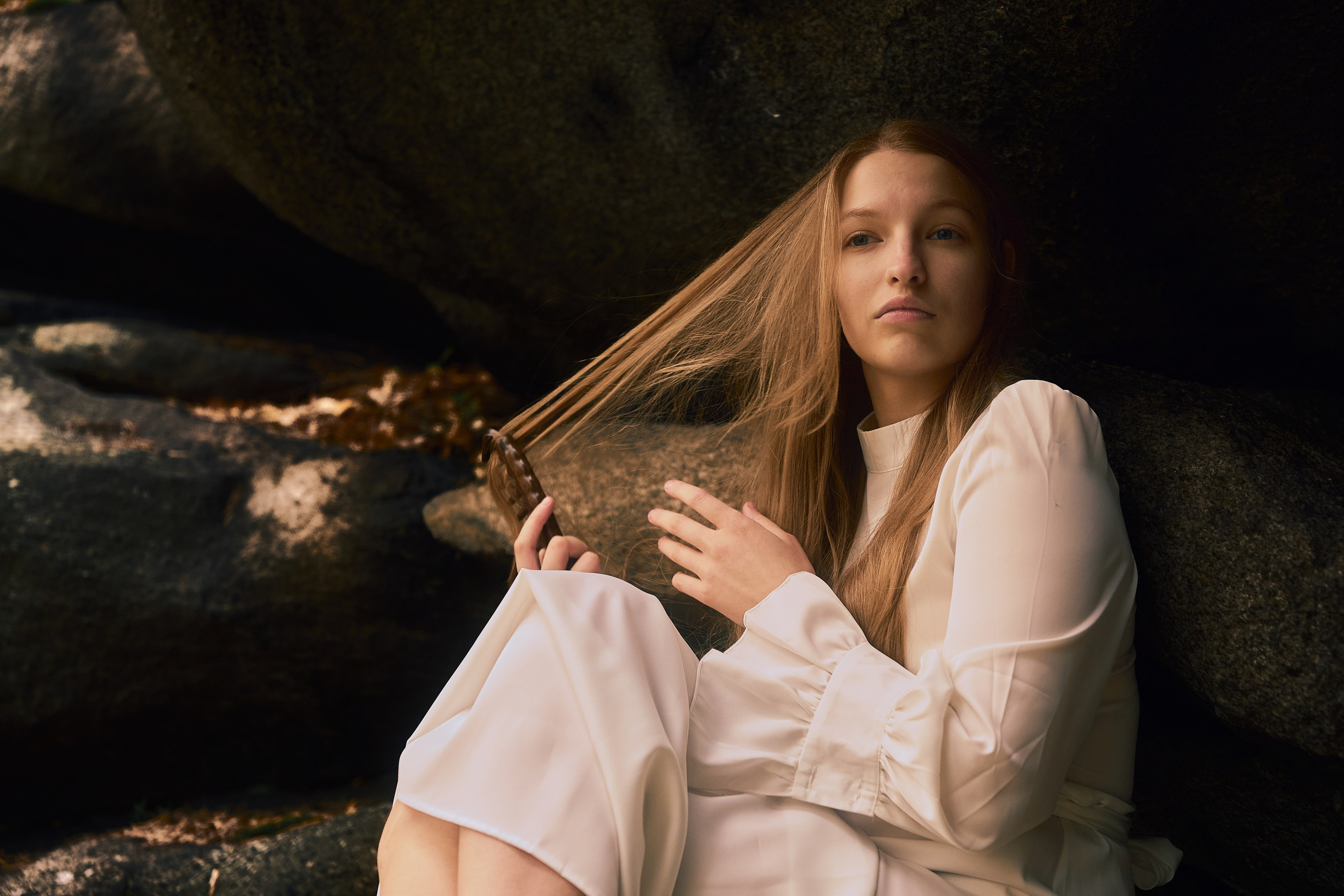 Инна, скалы Малые черти. Предметный и репортажный фотограф Алексей Кротов