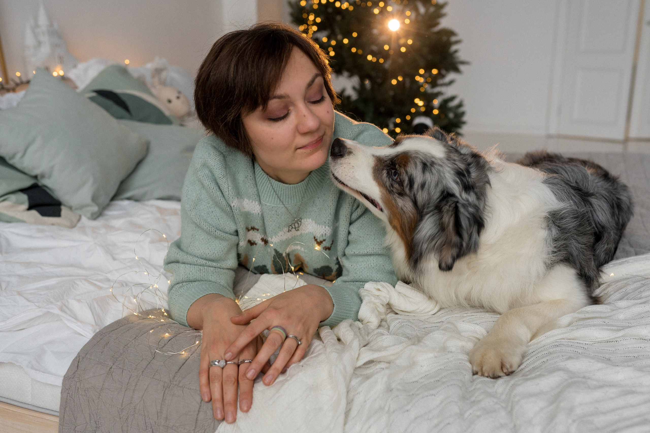 Новогоднее студия. Свадебный фотограф в Москве Анна Полушина