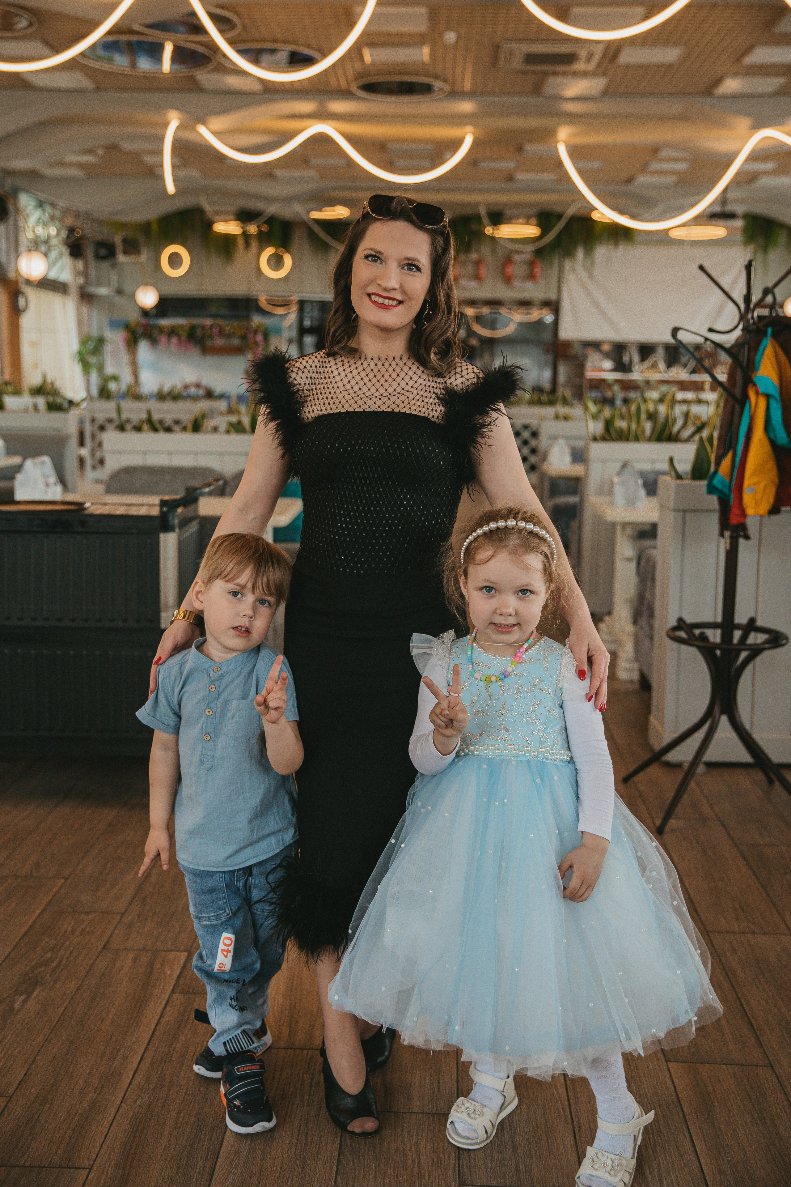 Репортаж в кафе