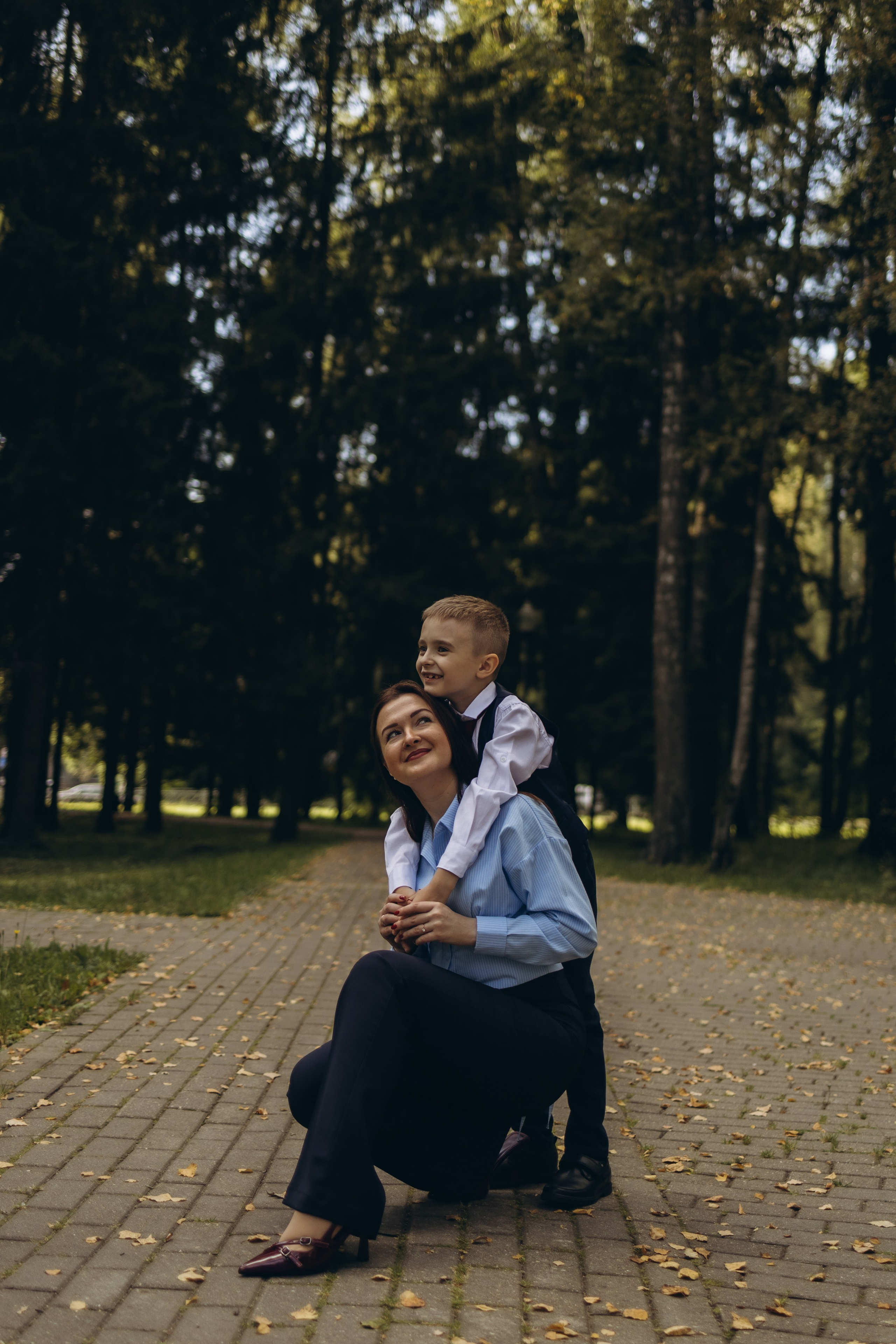 Первая школьная фотография Димули (1.09.2025 г.) г. Обнинск (Калужская обл.). Надежда Стар семейный и церковный фотограф в Жукове и Калужской области