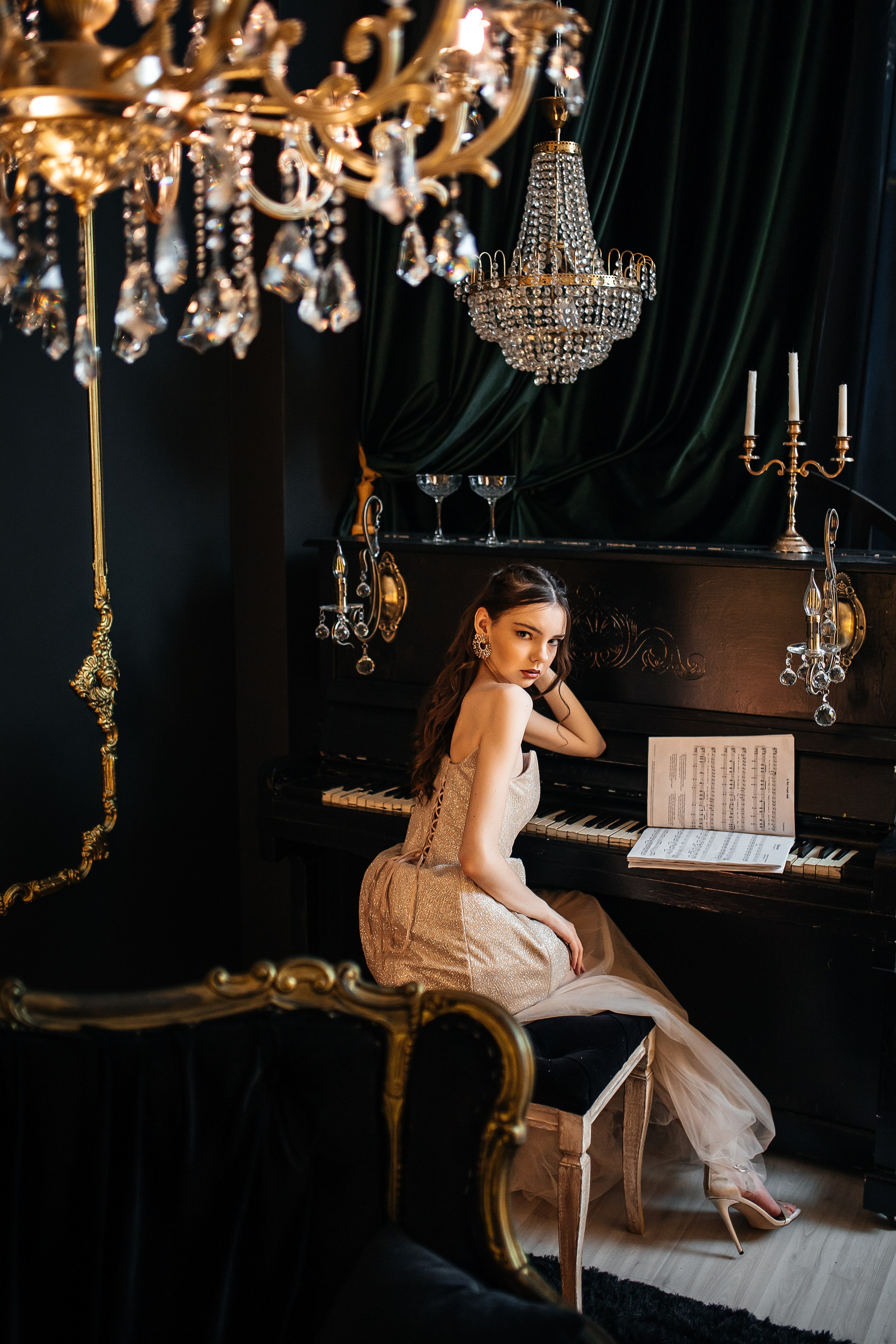 Индивидуальная 2х часовая новогодняя съемка для Анастасии. Портретный фотограф Юлия Красноперова в Барнауле/Заринске