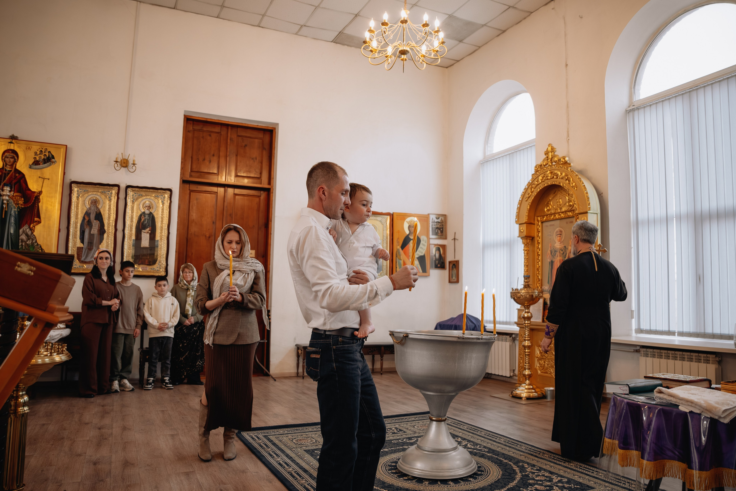 Крещение Лаврентия. Фотограф семейный мероприятия Краснодар Анапа Геленджик Новороссийск Поборежье