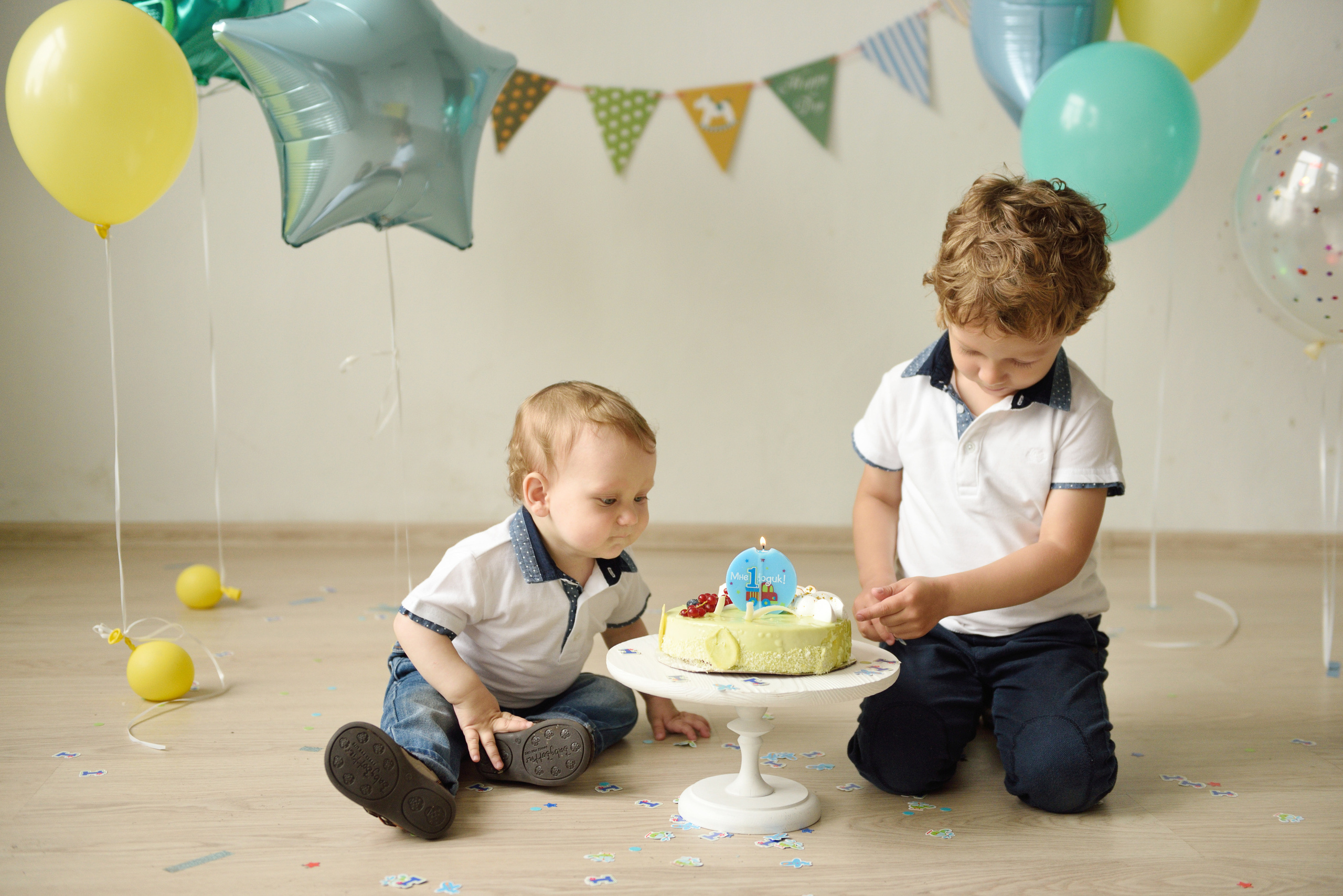 День рождение в студии. Фотограф в Санкт Петербурге Александра Вильдгрубе