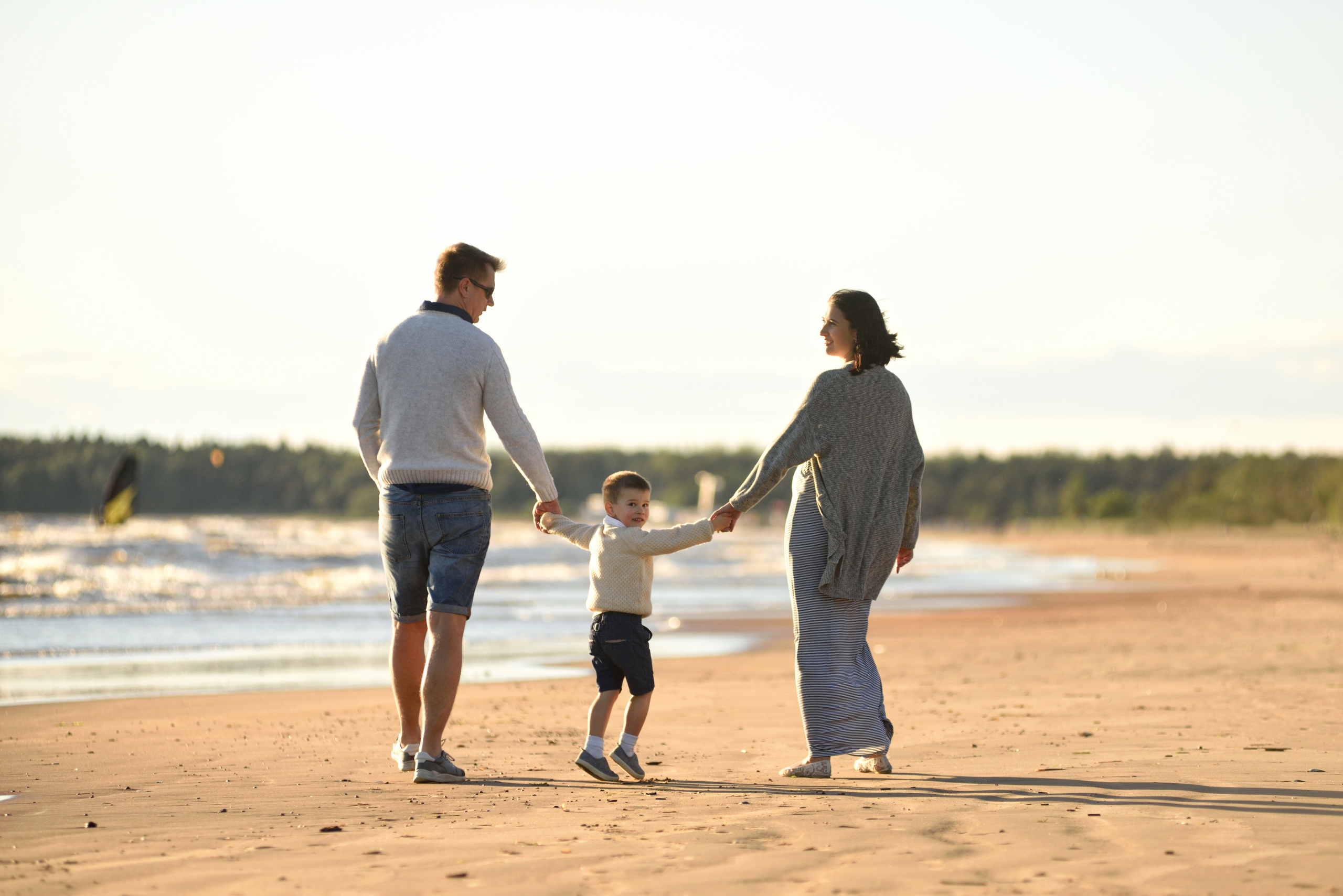 Семейная съемка на заливе. Фотограф в Санкт Петербурге Александра Вильдгрубе