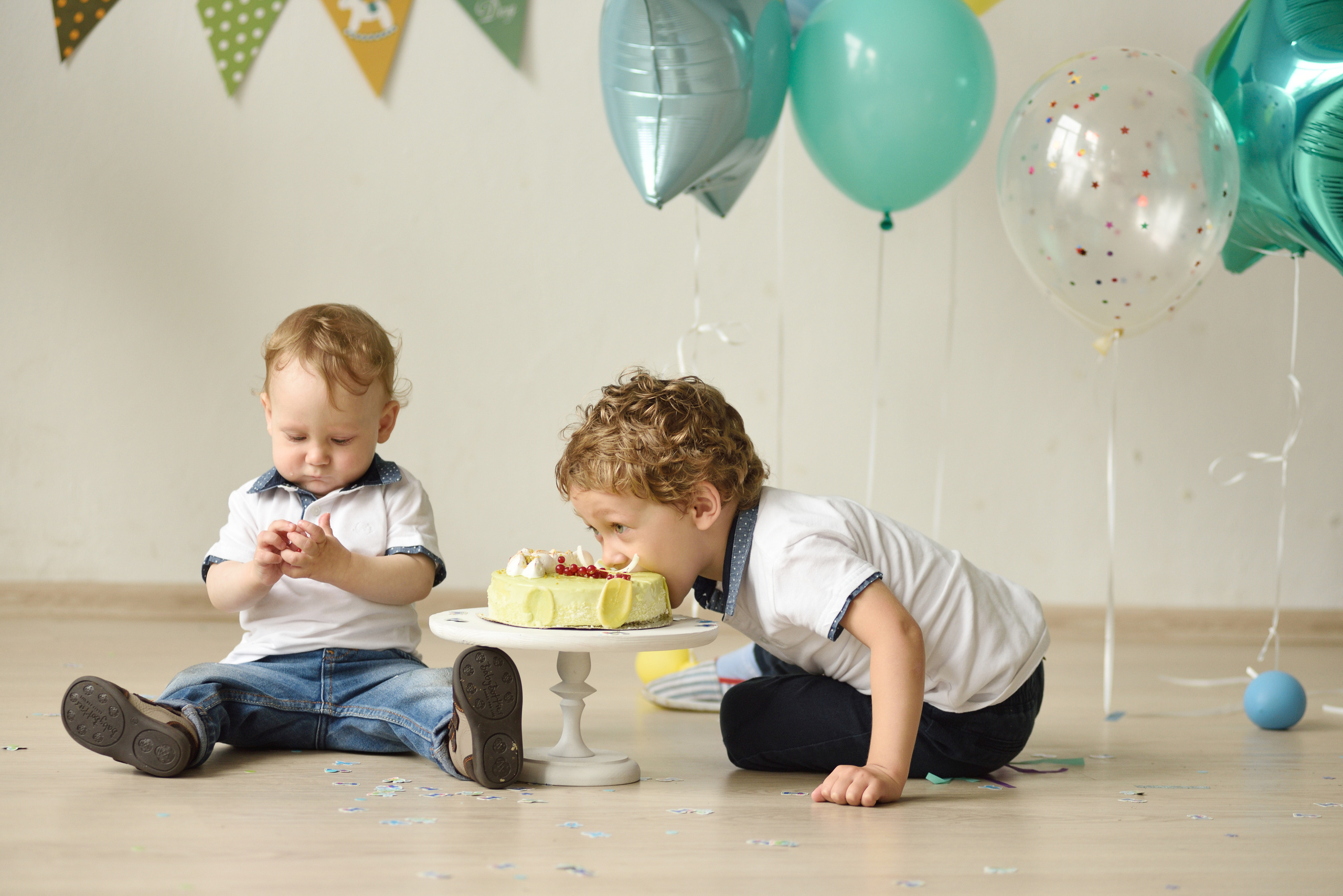 День рождение в студии. Фотограф в Санкт Петербурге Александра Вильдгрубе