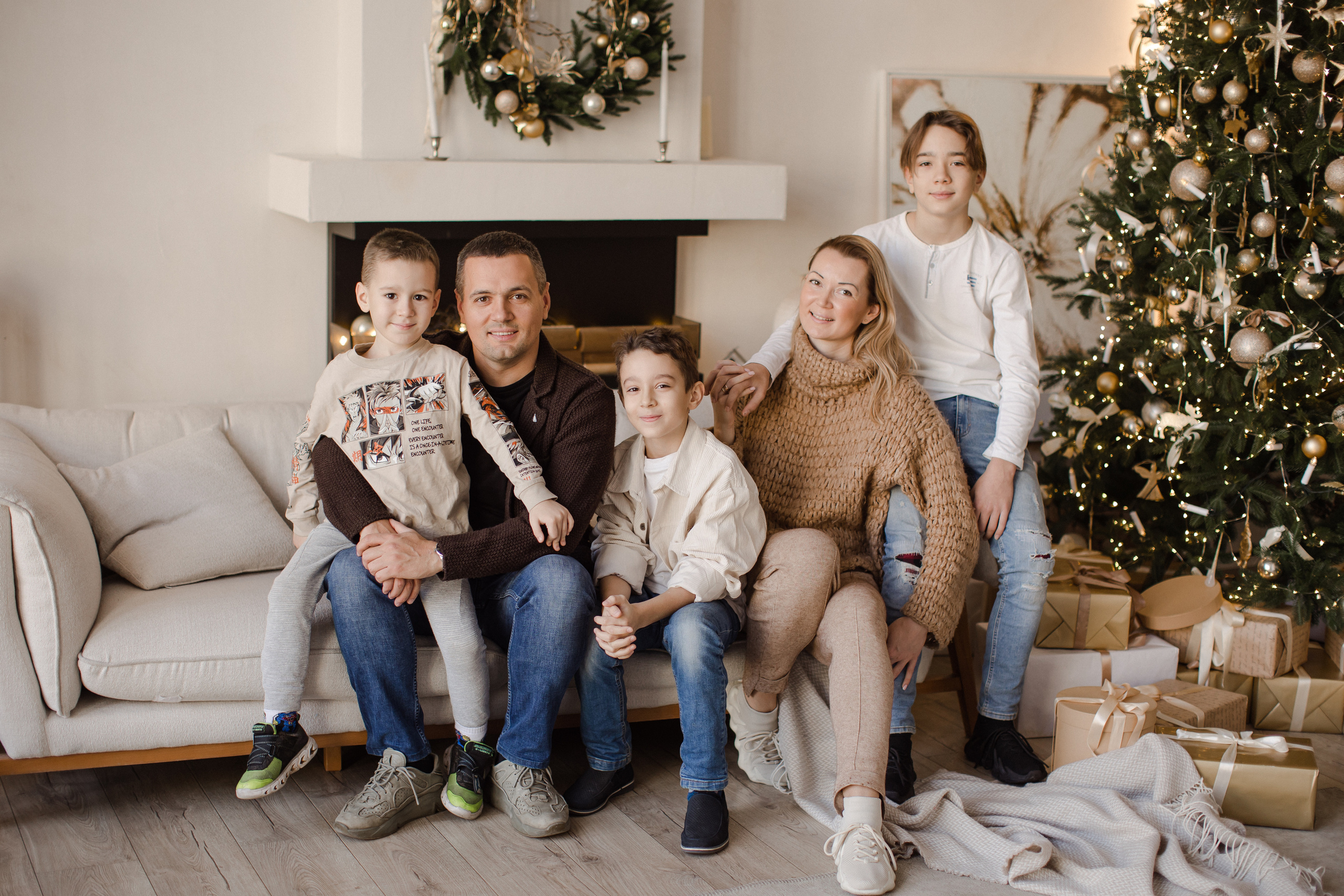 Эдик Карина и дети. Семейный и детский фотограф в Москве Кузьмина Мария