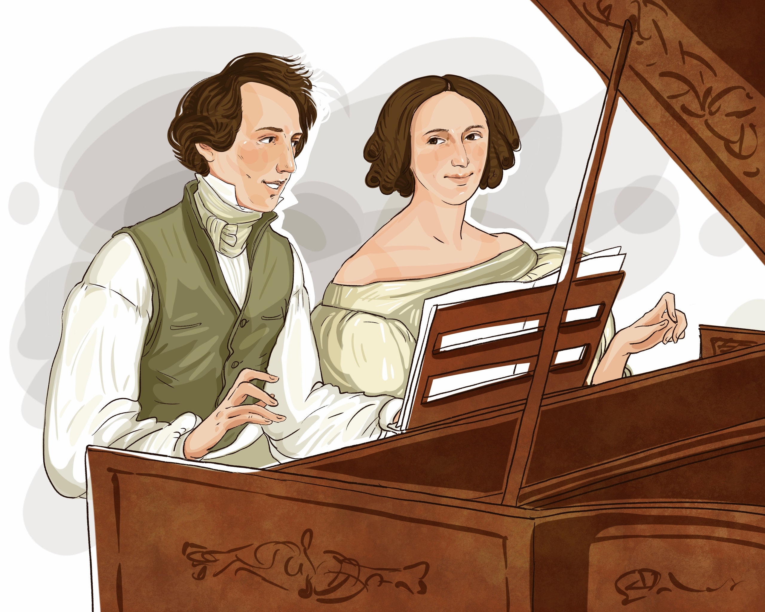 Мендельсон. Художник Анна Хопта