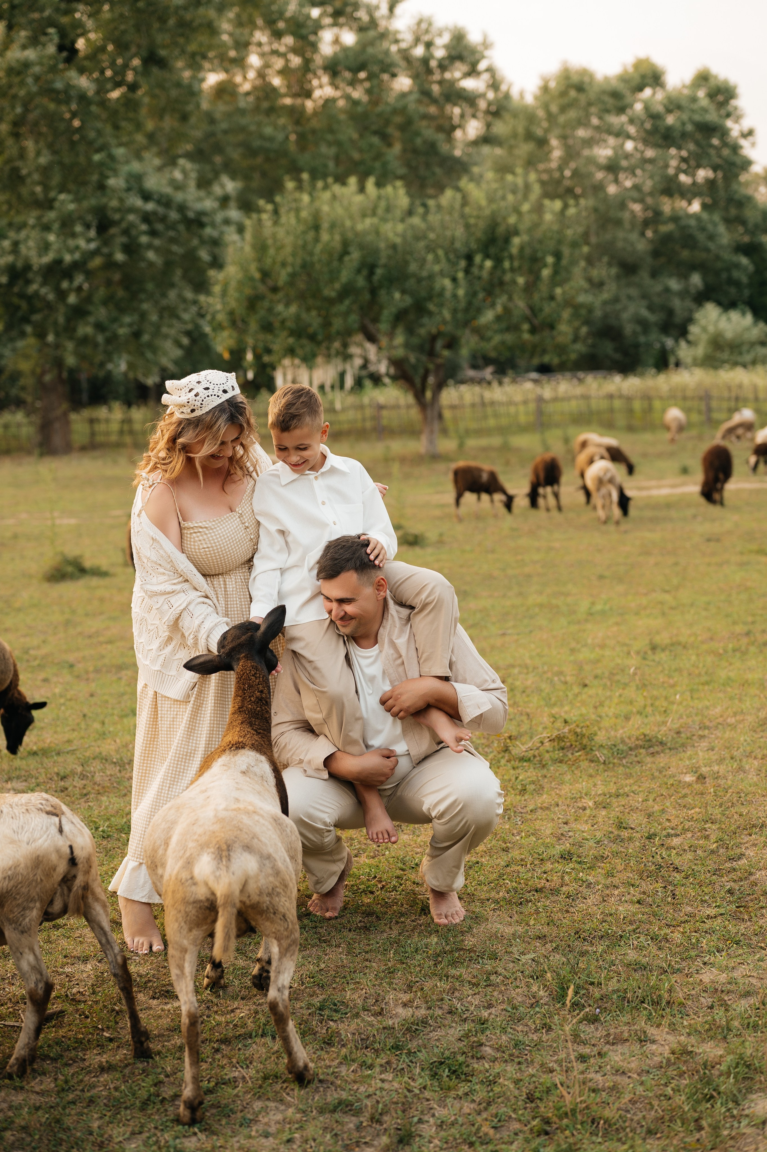 Семейная фотосессия на ферме. Свадебный и семейный фотограф в Краснодаре Алина Мельник