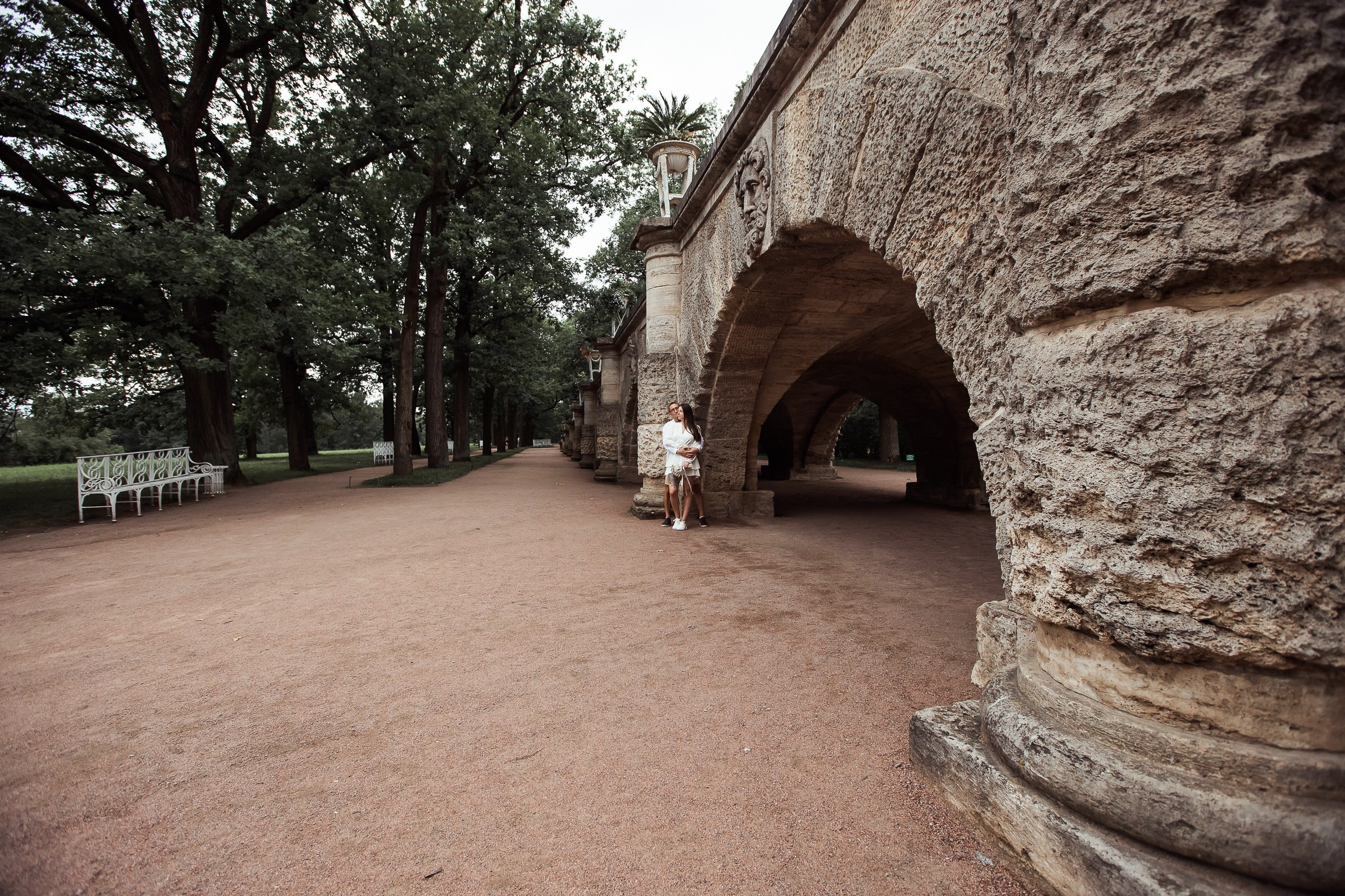 Вероника и Александр. Прогулка в Екатерининском парке. Свадебный и семейный фотограф в Колпино и СПб Юлия Папанова