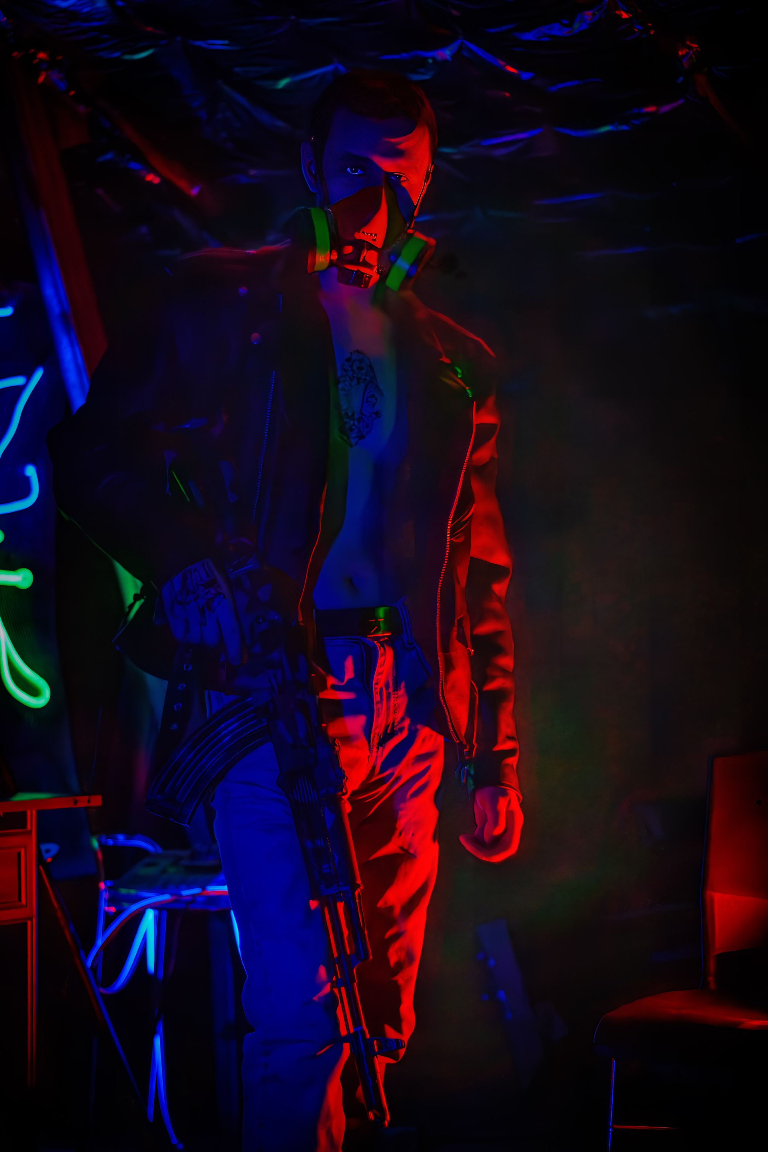 Фотосъёмка в стиле Киберпанк. Фотограф в Южно-Сахалинске Гусаков Евгений