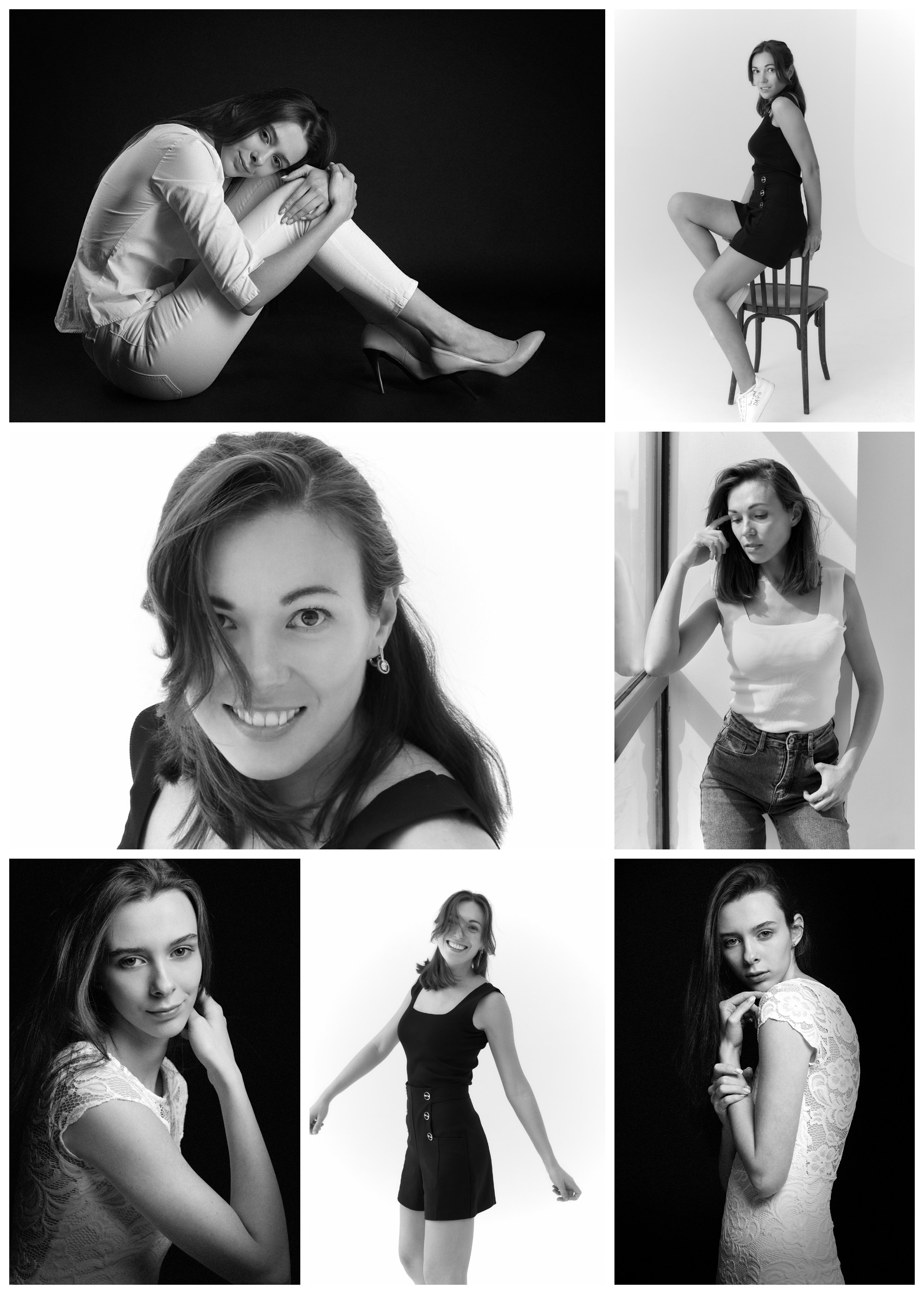 Фотосъемка для модельных и актерских портфолио. Фотограф Полина Завельская