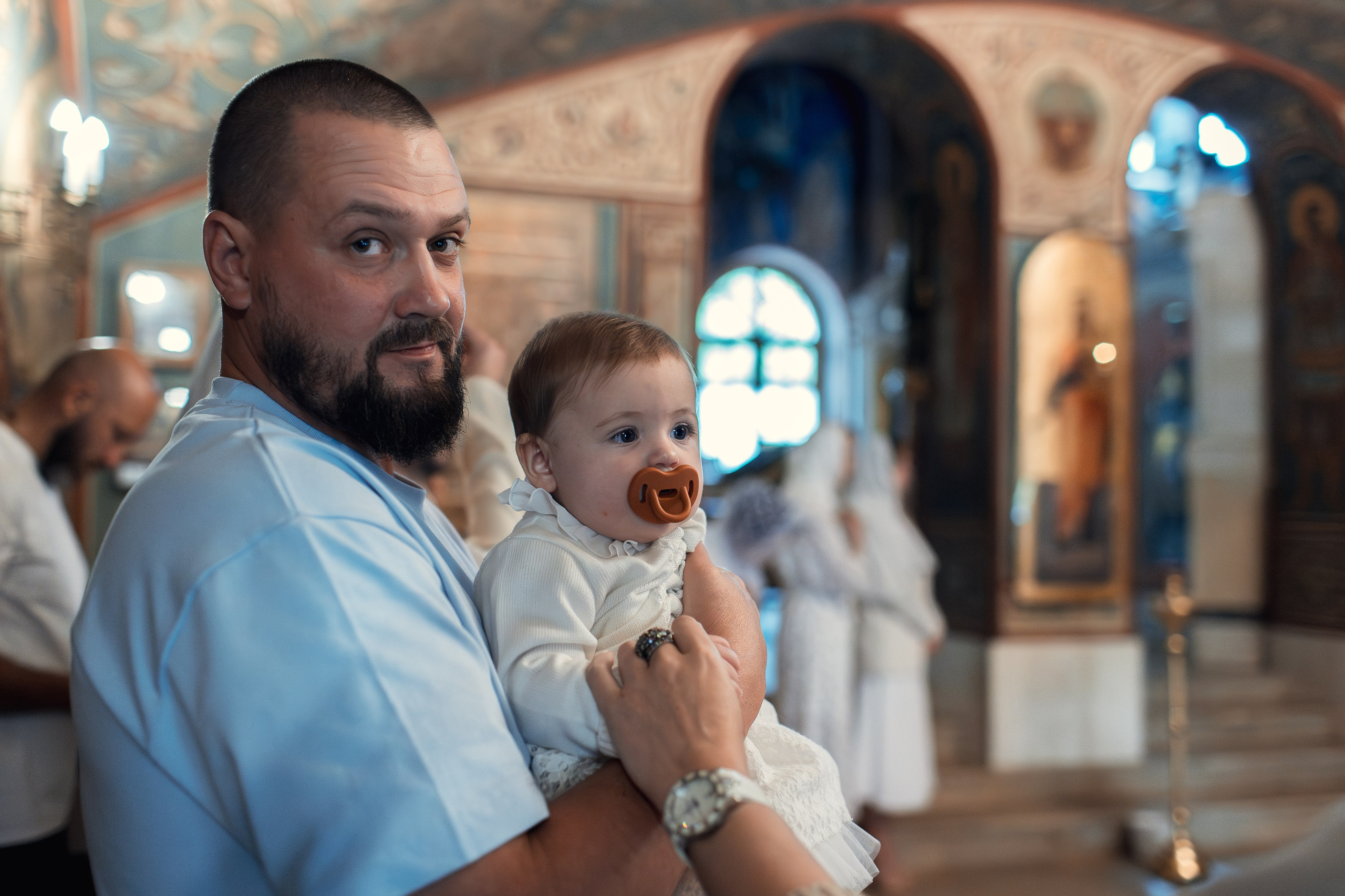 Крещение в Зачатьевском Монастыре. Профессиональный фотограф в Москве и Мо Мария Шантарёва
