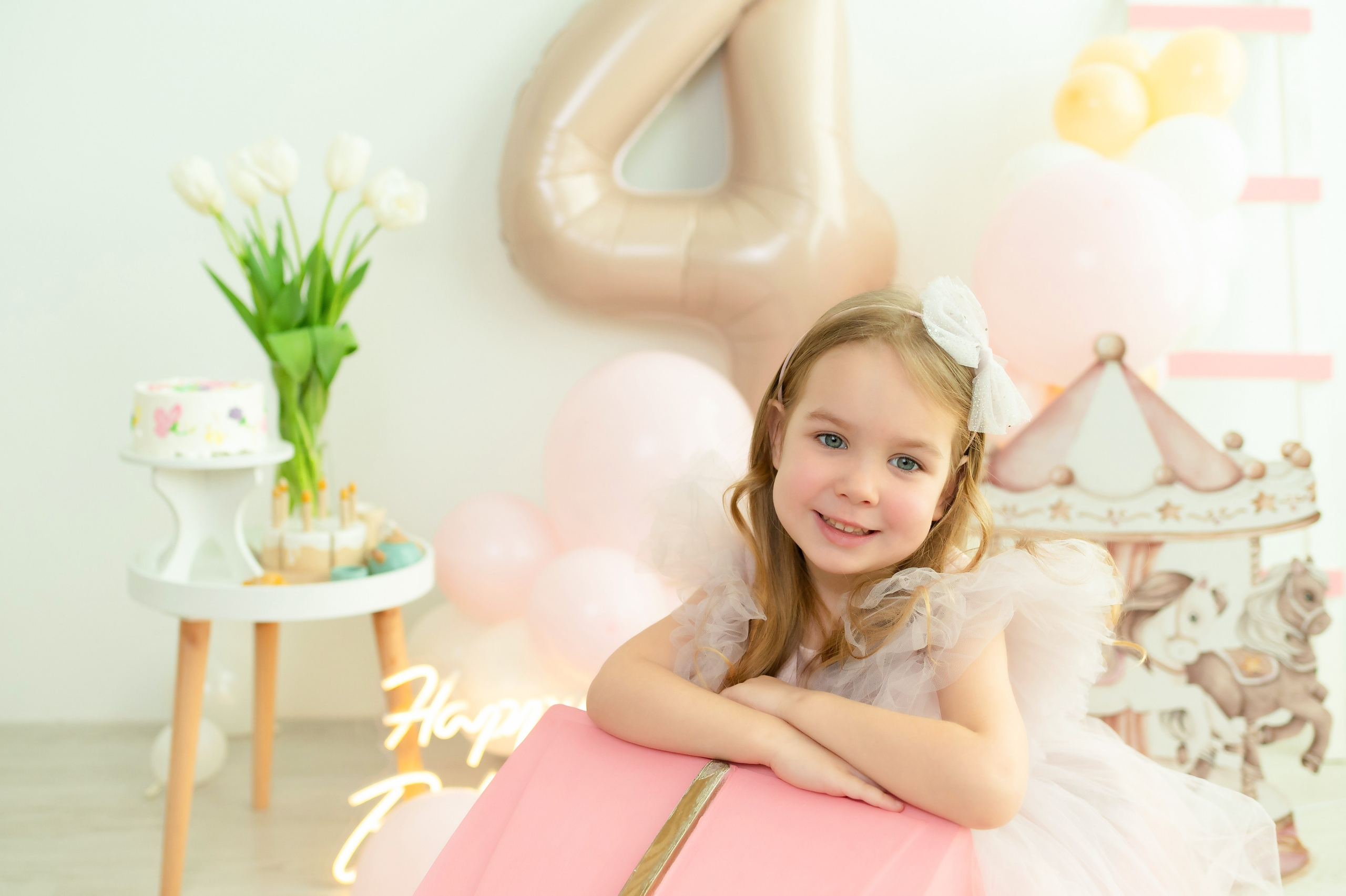 Фотосессия ко Дню Рождения! Алисе — 4 года!. Детский фотограф Ирина Глебова