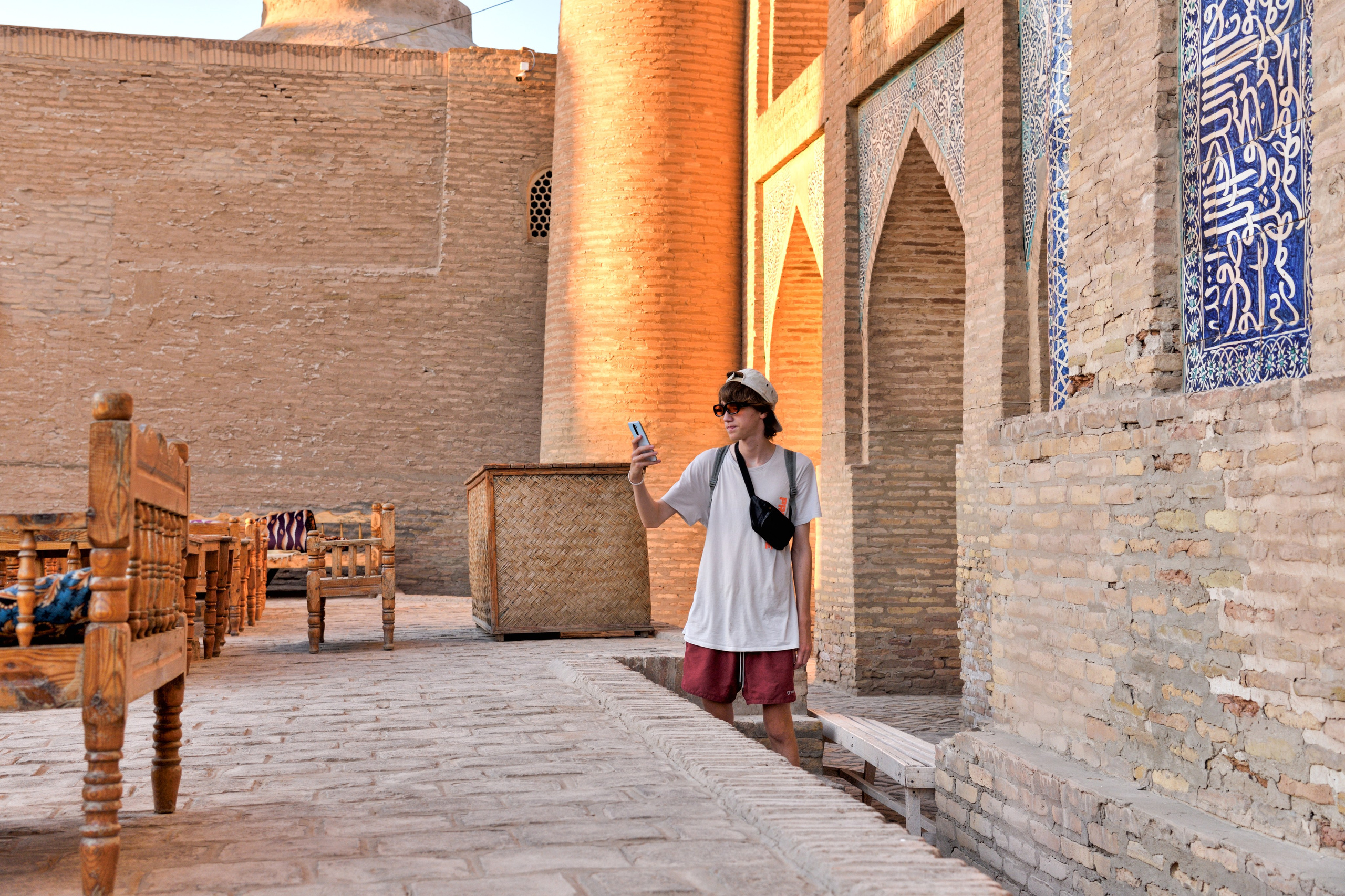 Узбекистан Хива. Братский трип по Средней Азии 2023. Фотограф для дизайнеров, застройщиков и бизнеса — интерьеры и архитектура — Свободный Роман в Москве и по России