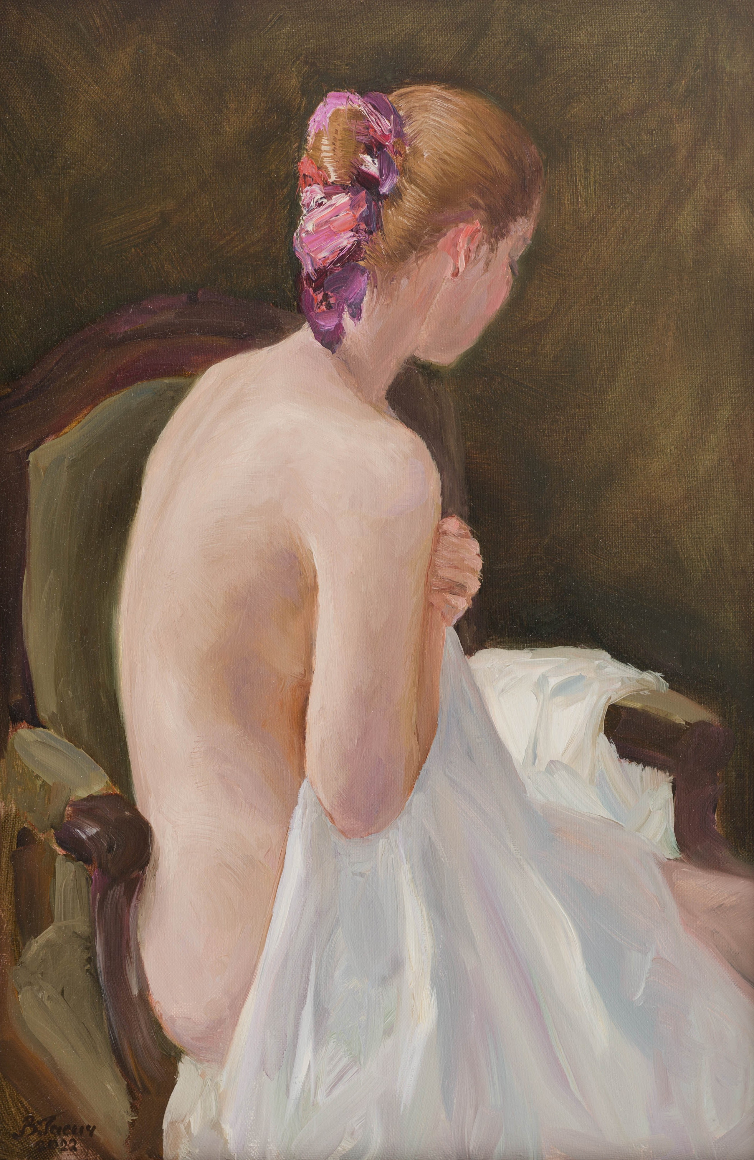 Портрет, фигура / Portrait, figure. Художник Василий Гасич